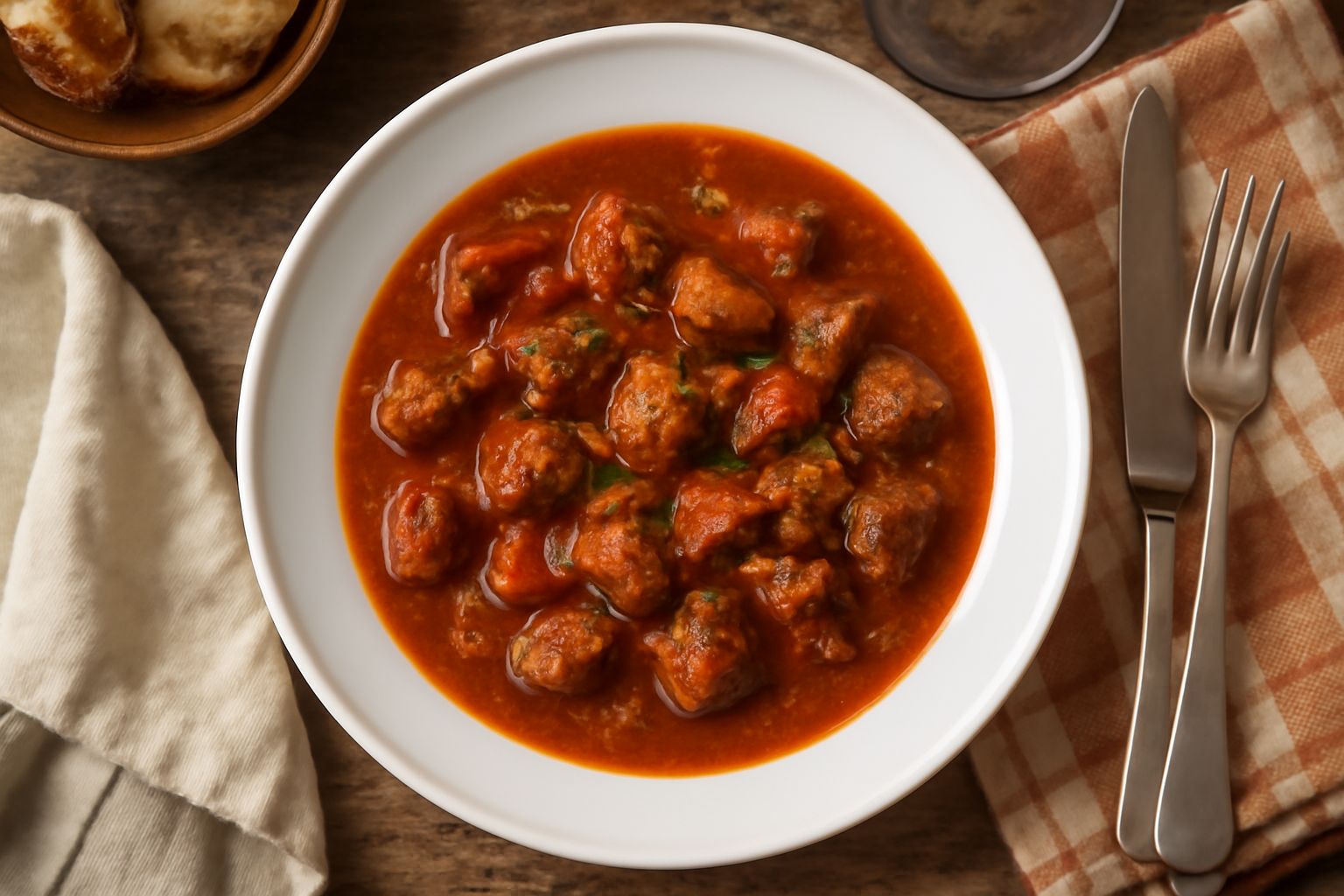 Gulasch: stufato di manzo speziato che nutre con ferro e calore
