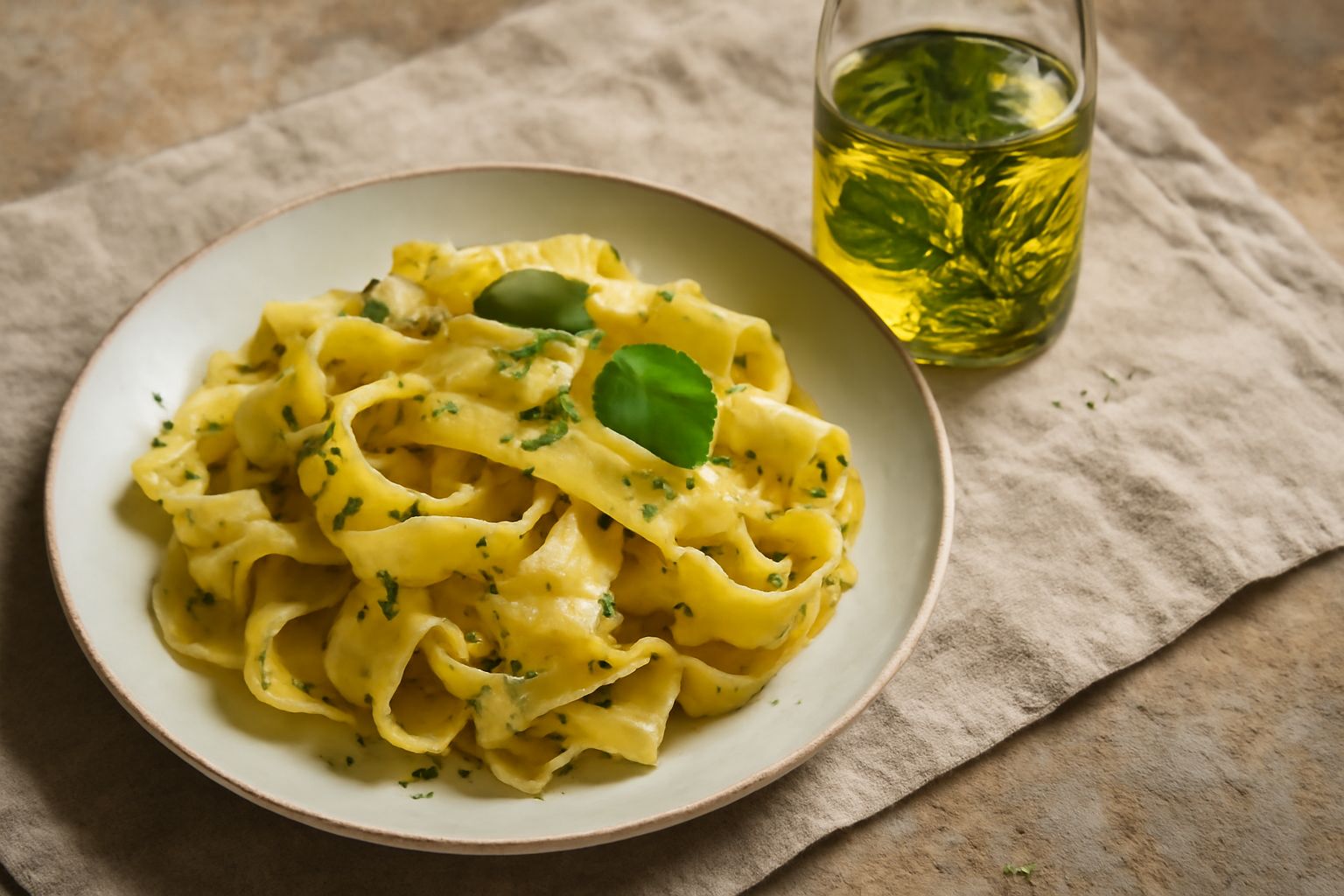 Herb infused oil