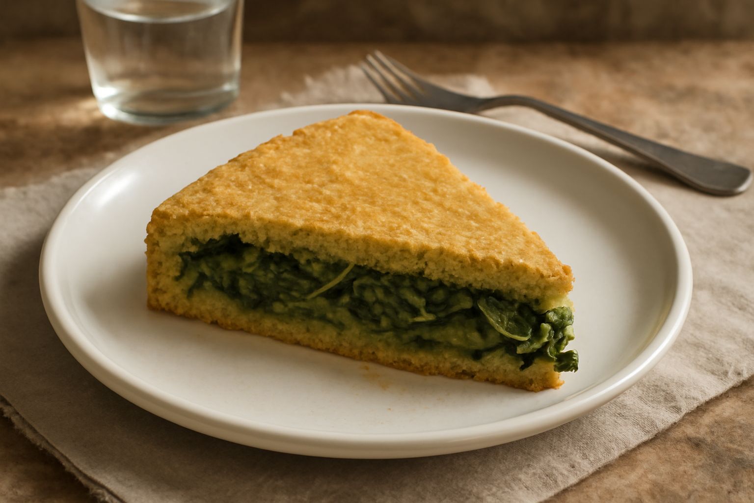 Impasto friabile con cicoria