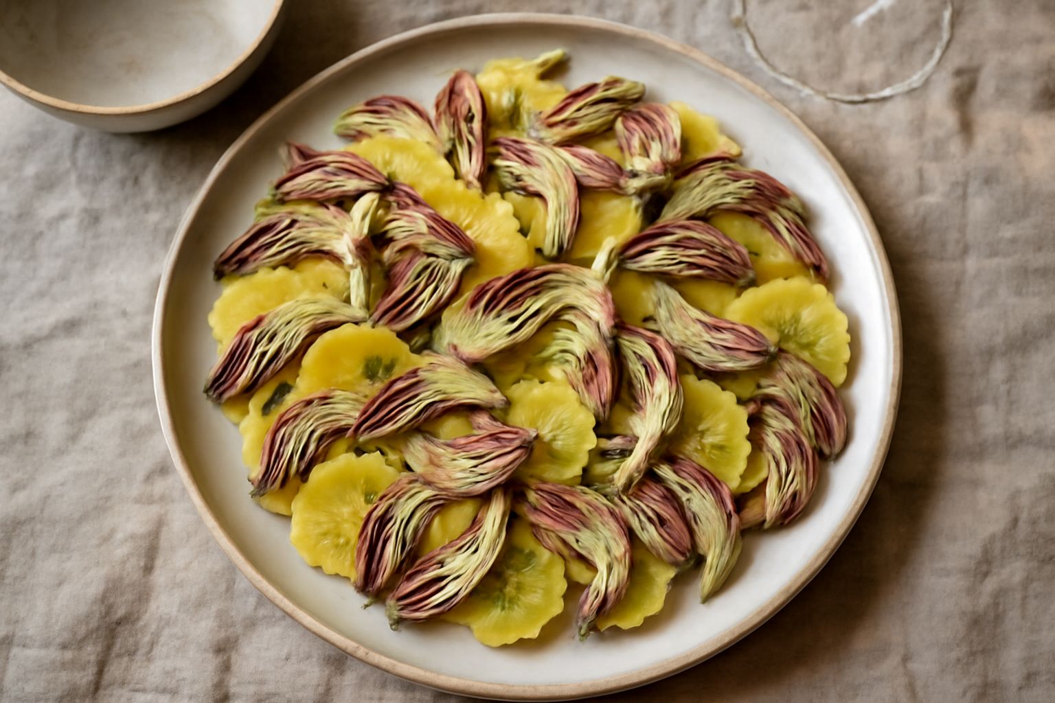 Insalata de carciofi e patatas