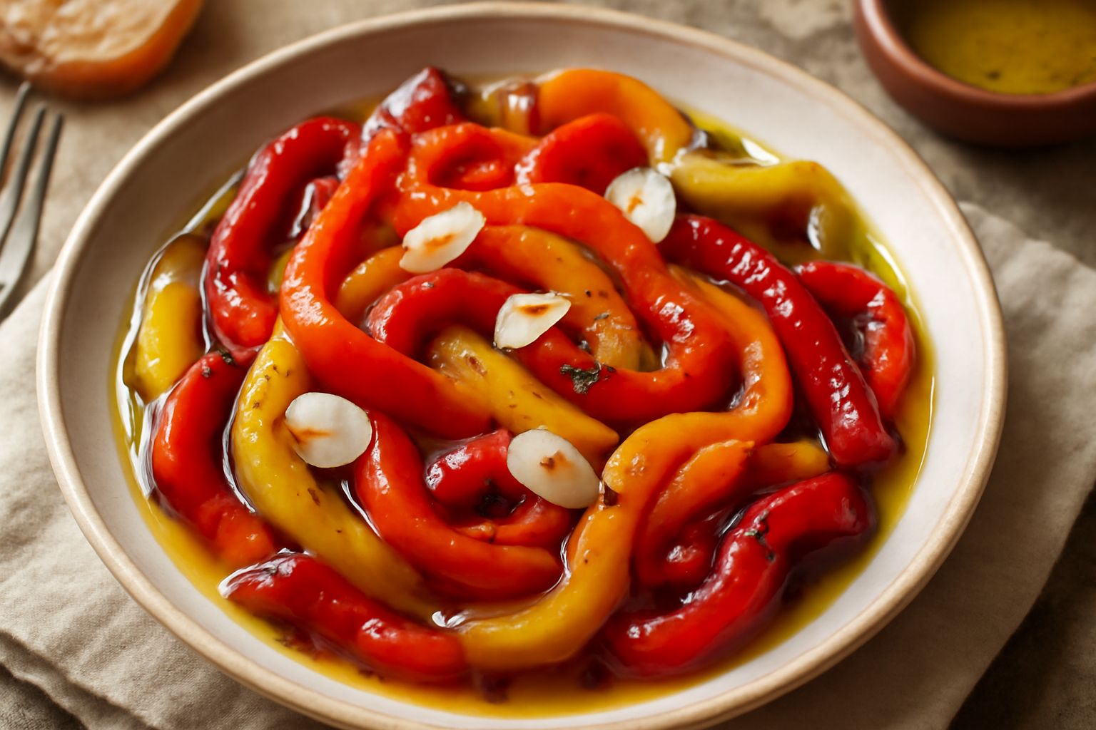 Insalata de peperoni arrostiti