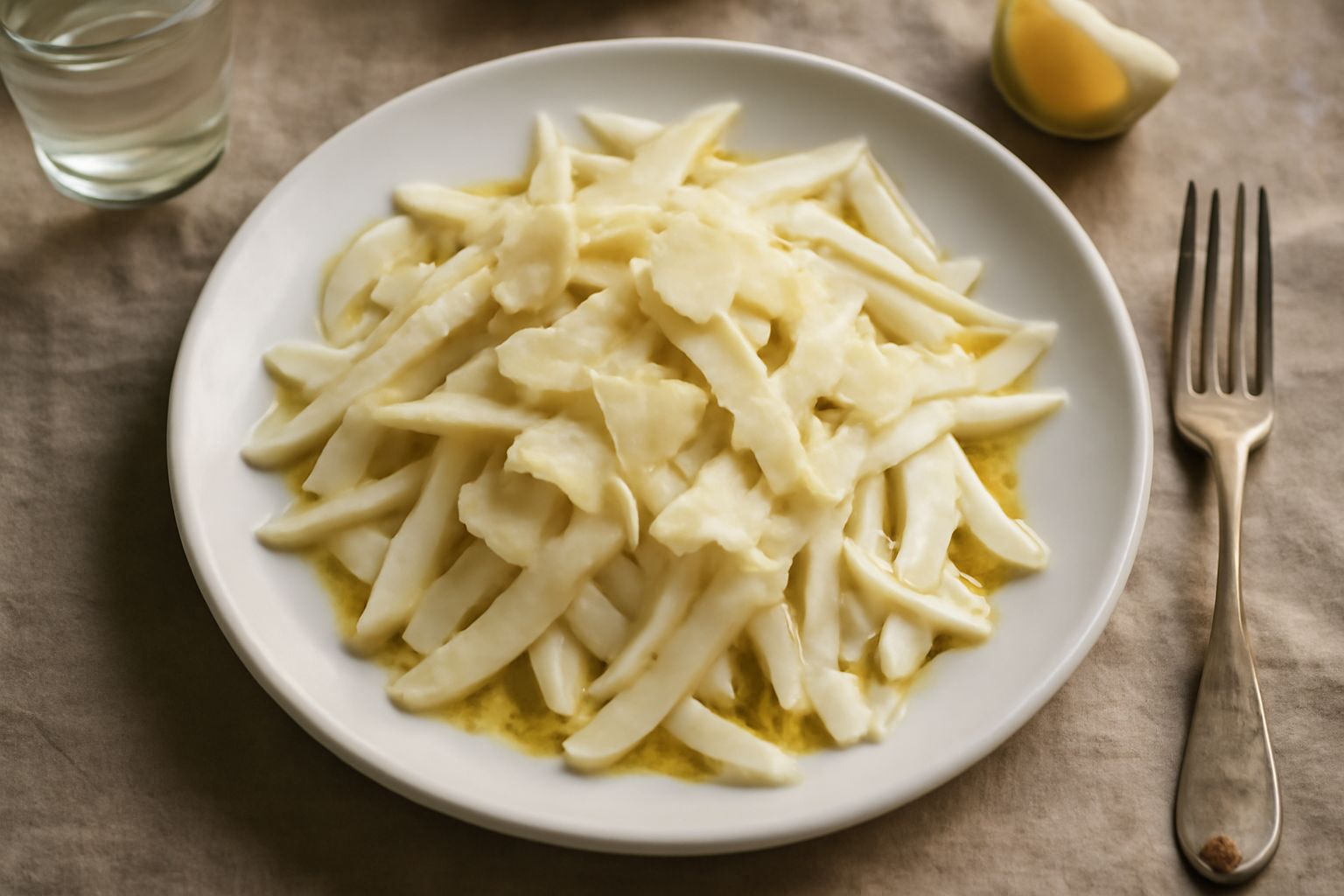 Insalata di asparagi bianchi