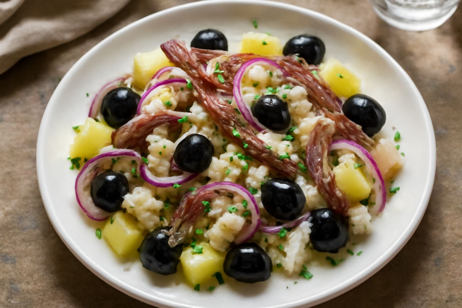Insalata di baccalà alla ligure
