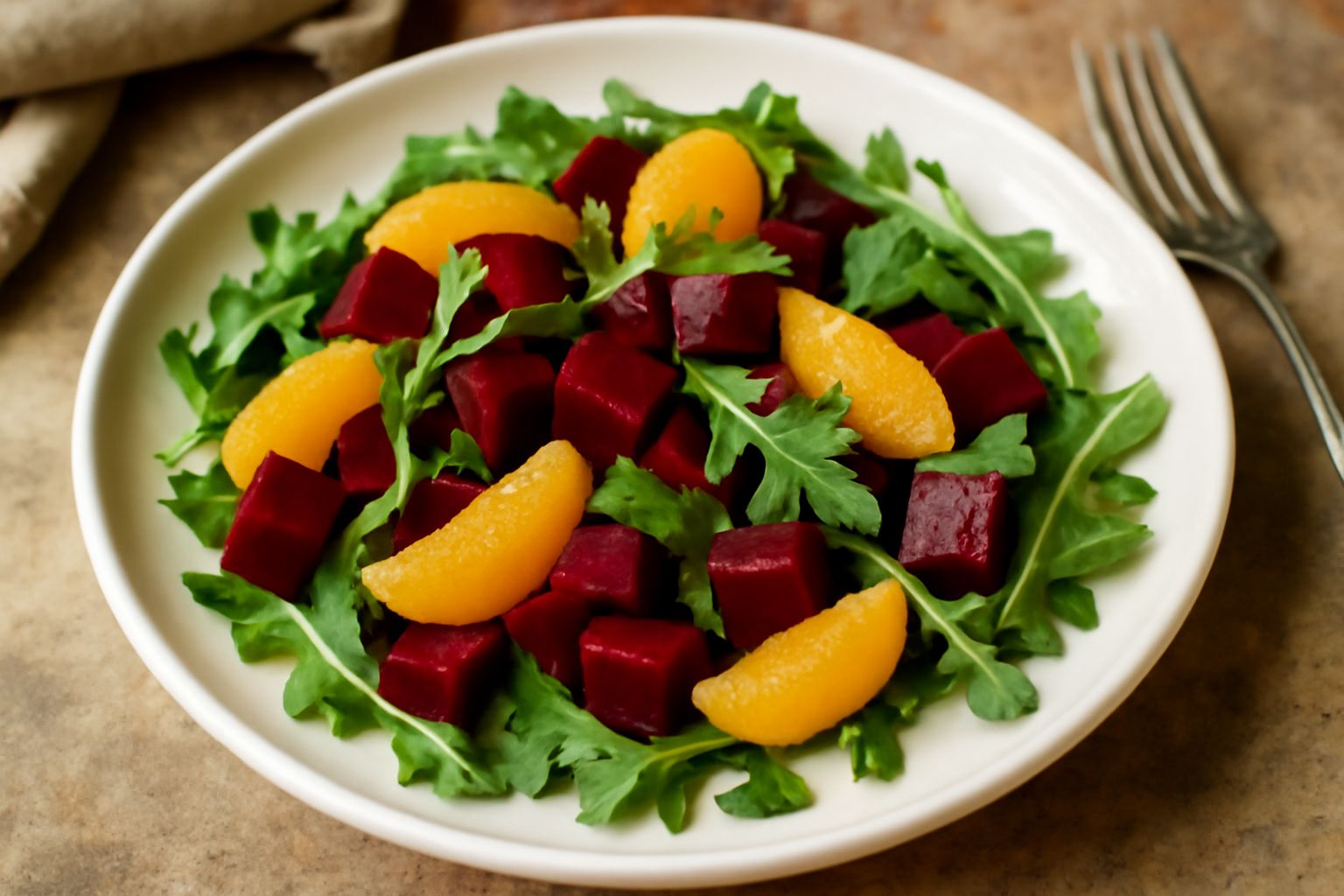 Insalata di barbabietola e arance