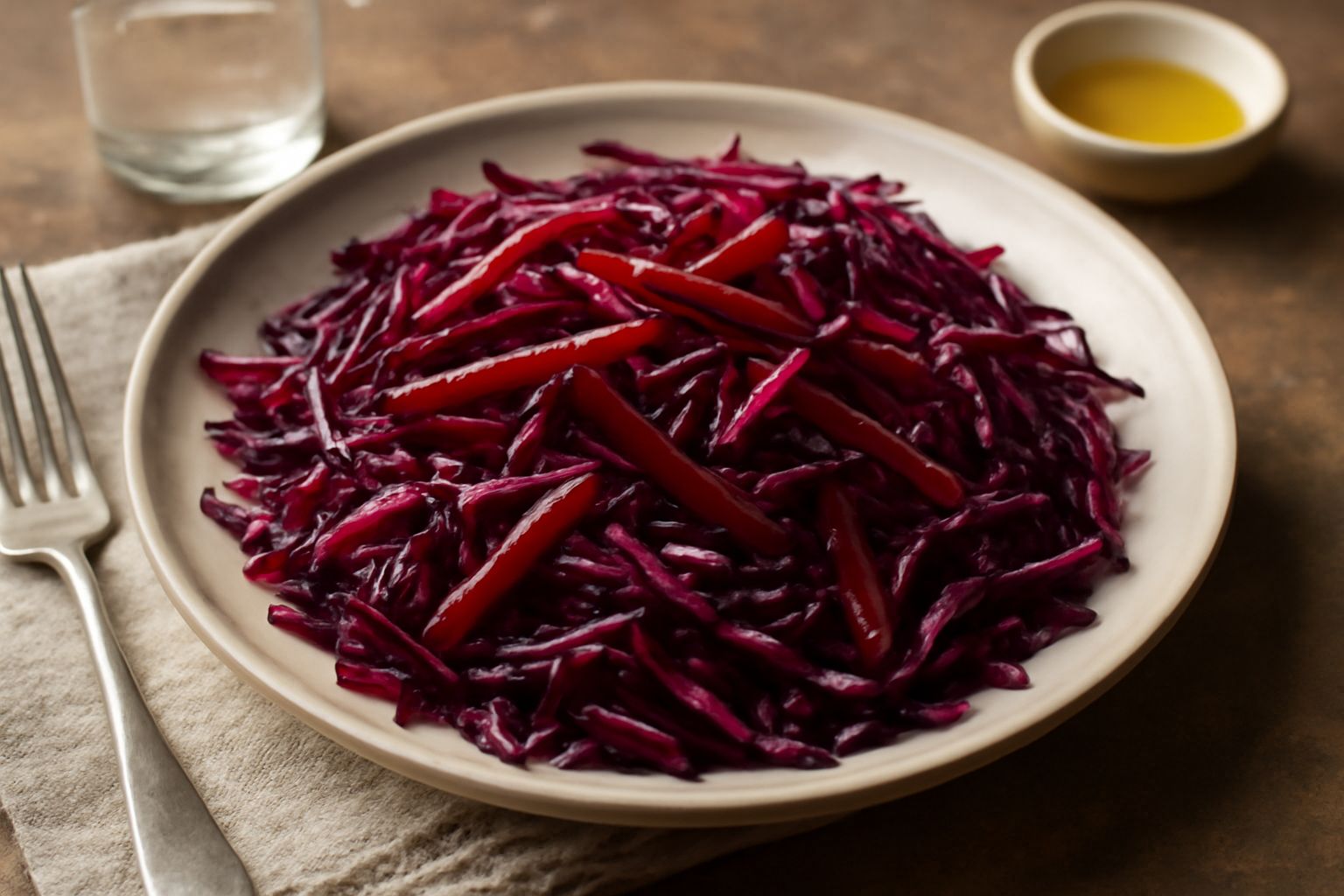Insalata di barbabietola e cavolo
