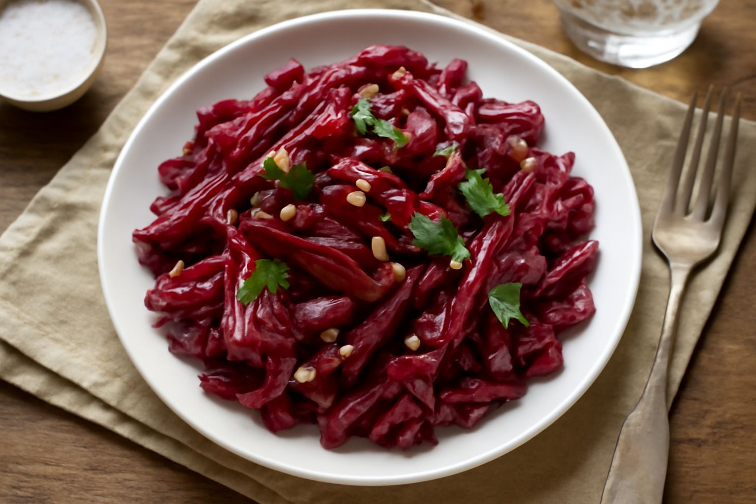 Insalata di barbabietola e radicchio
