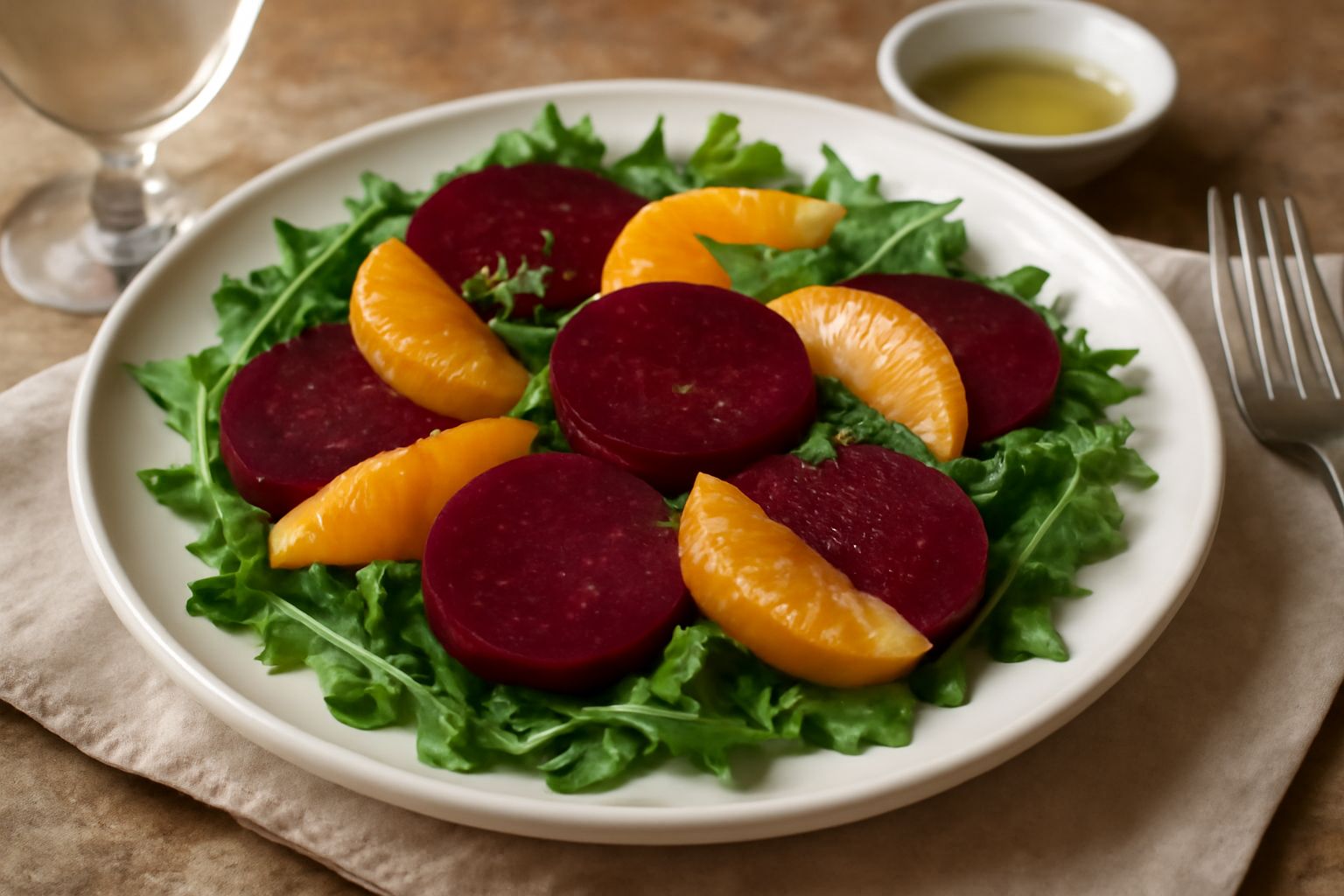 Insalata di barbabietole e arance