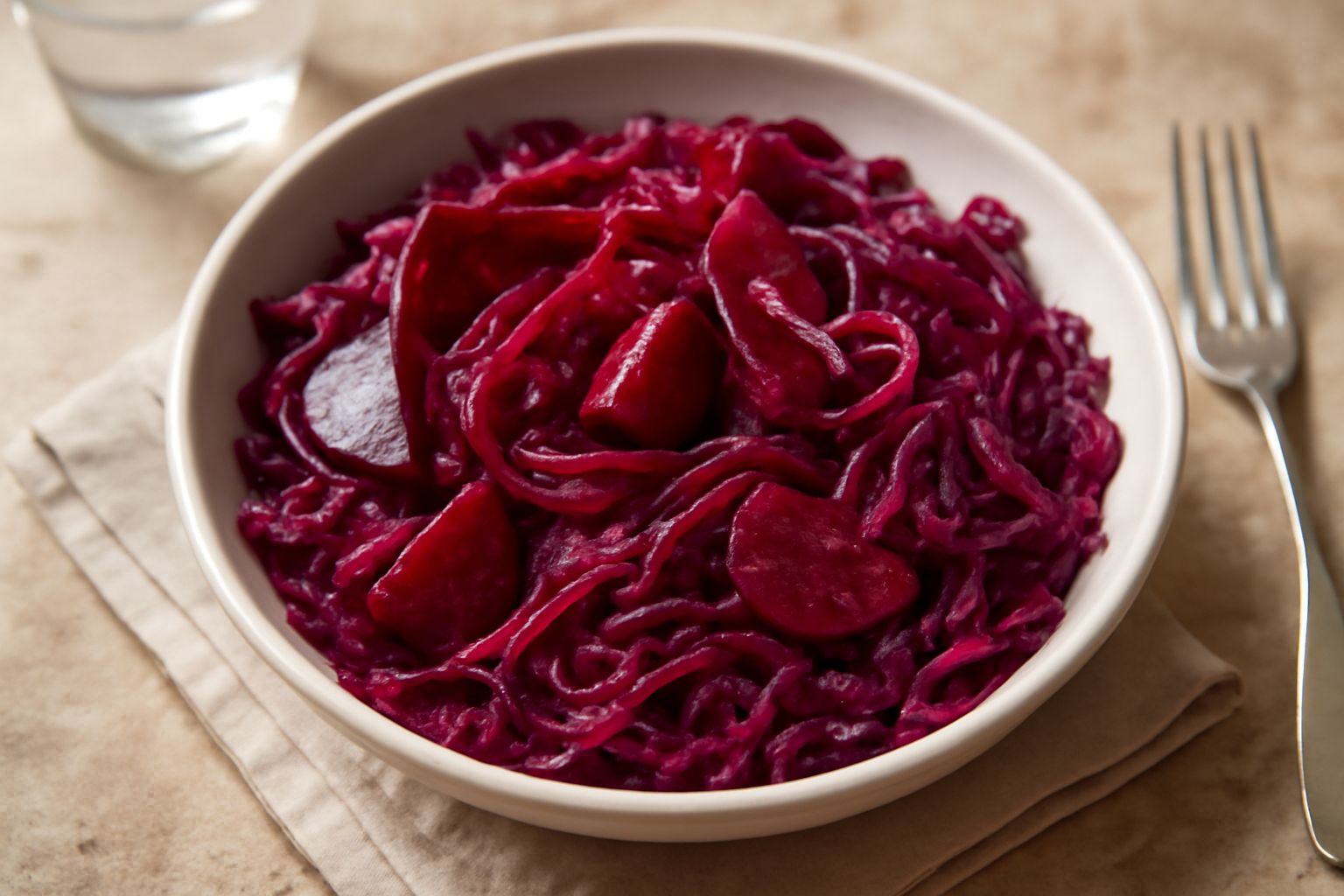 Insalata di barbabietole e cavoli