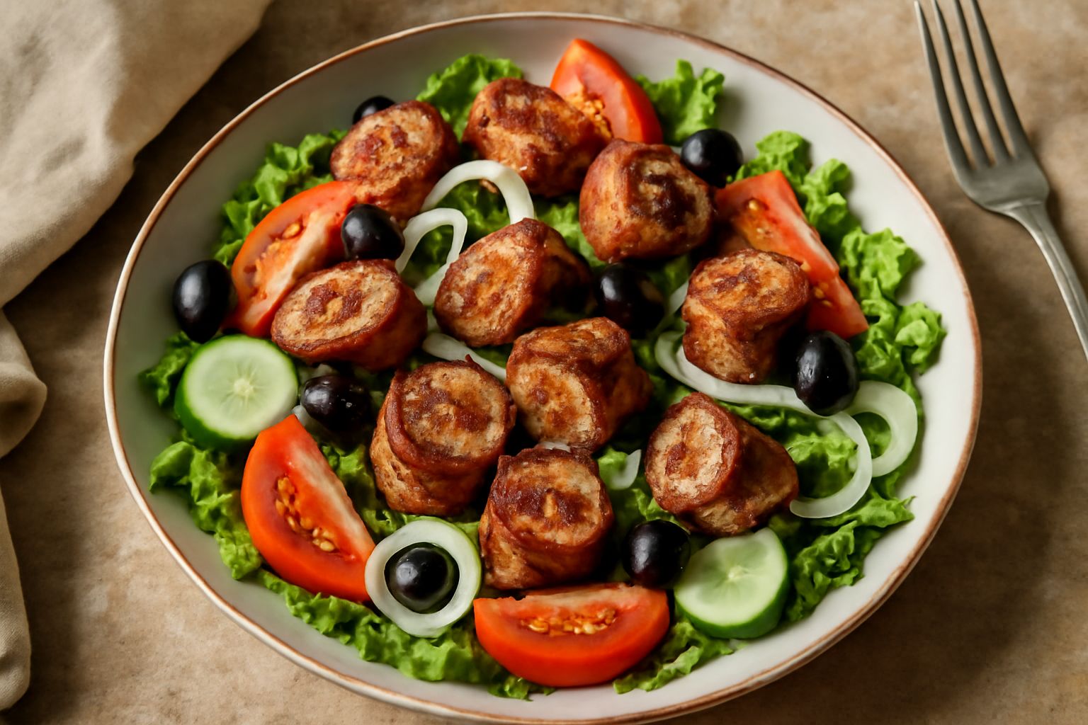 Insalata di bombette avanzate