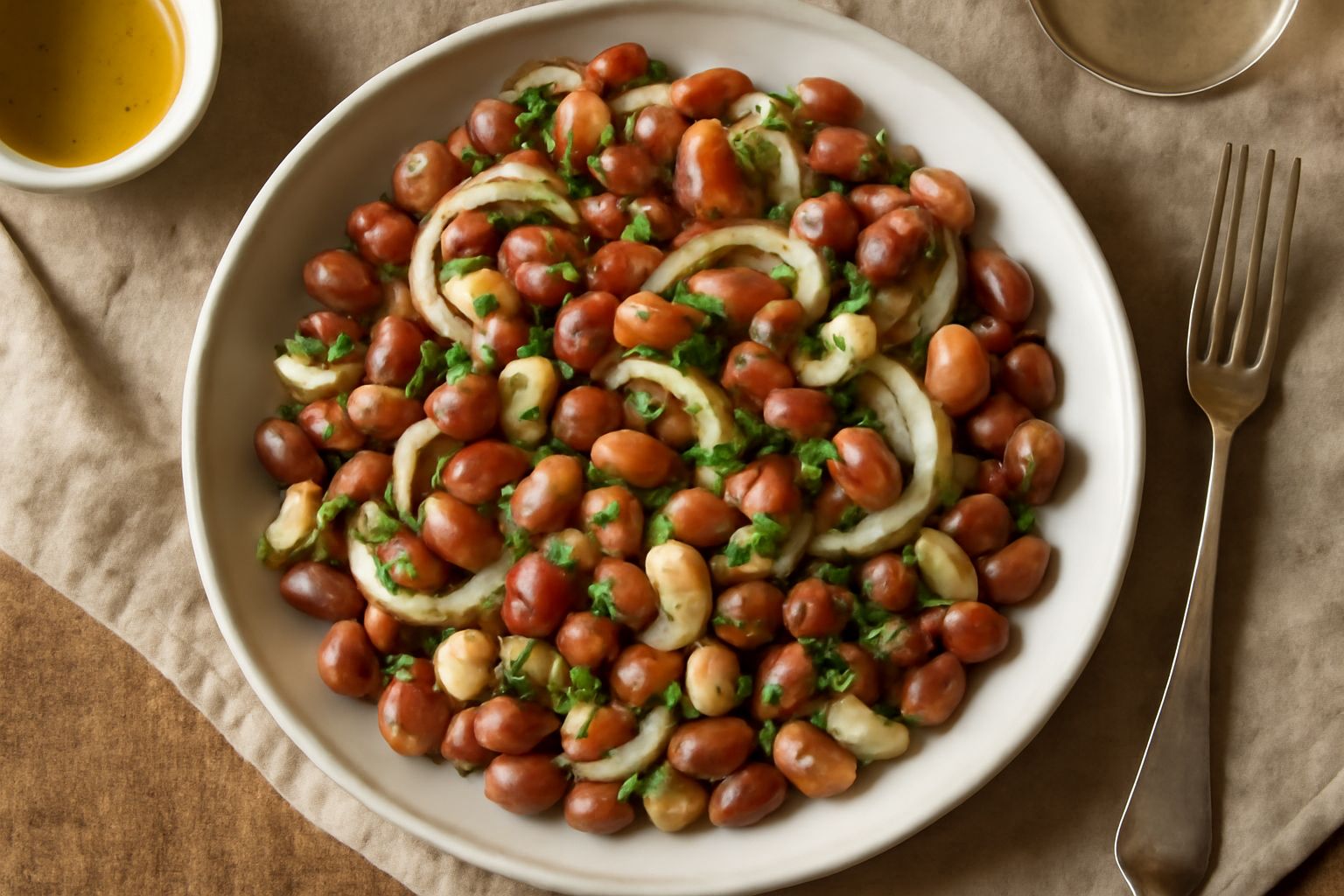 Insalata di borlotti freschi