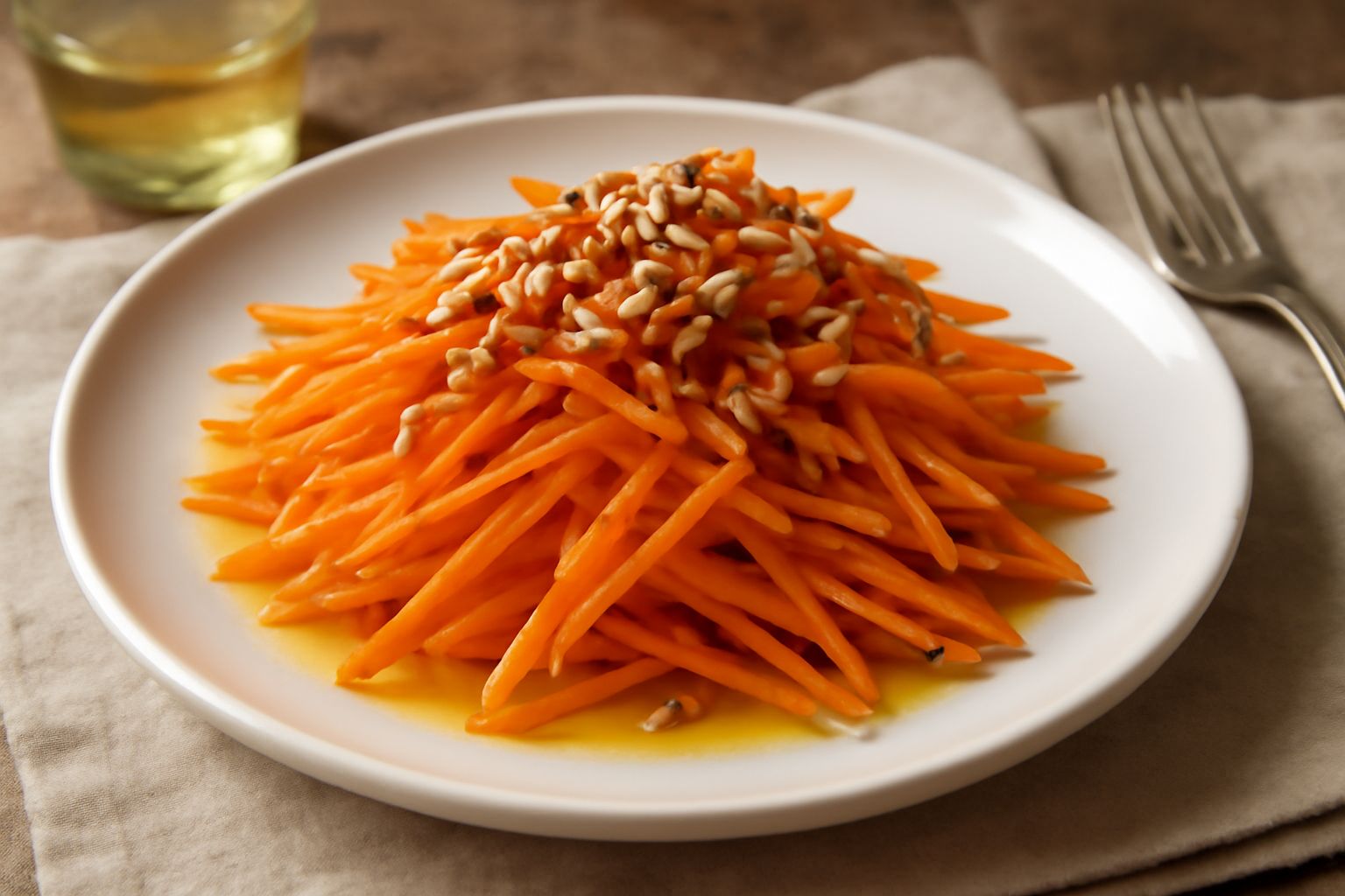 Insalata di carote crude