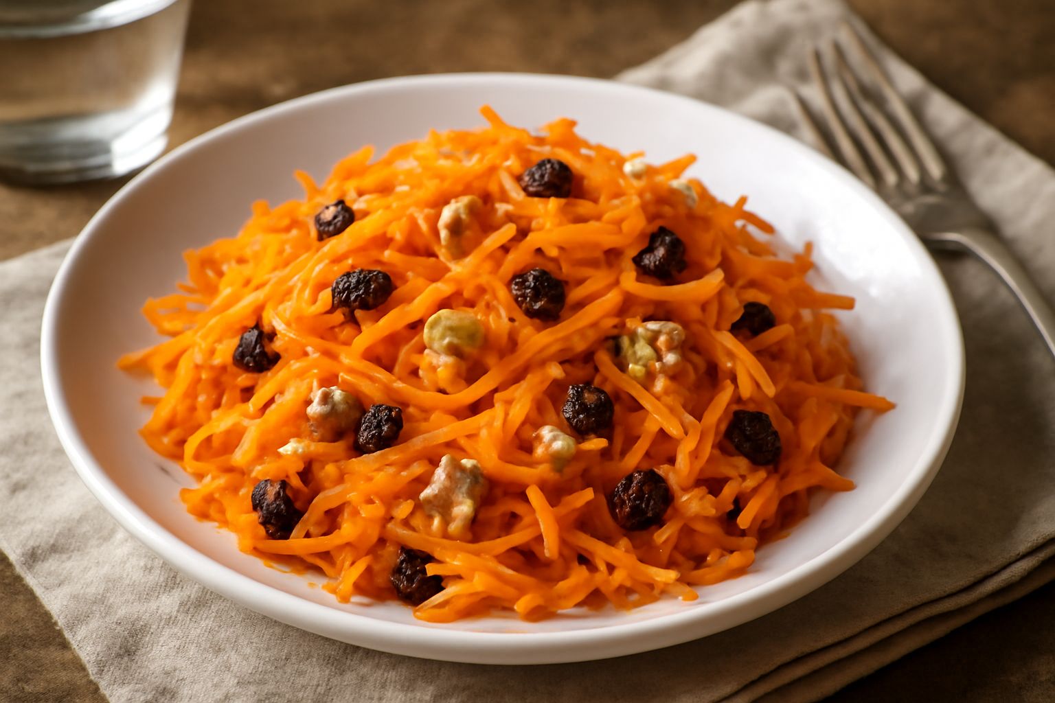 Insalata di carote grattugiate