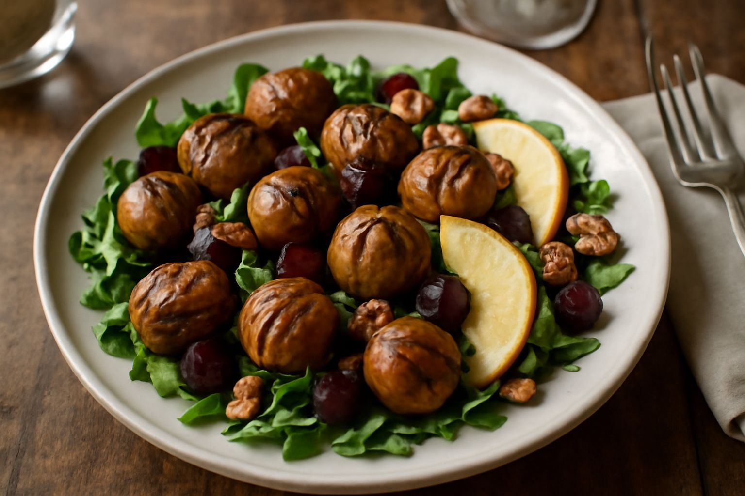 Insalata di castagne