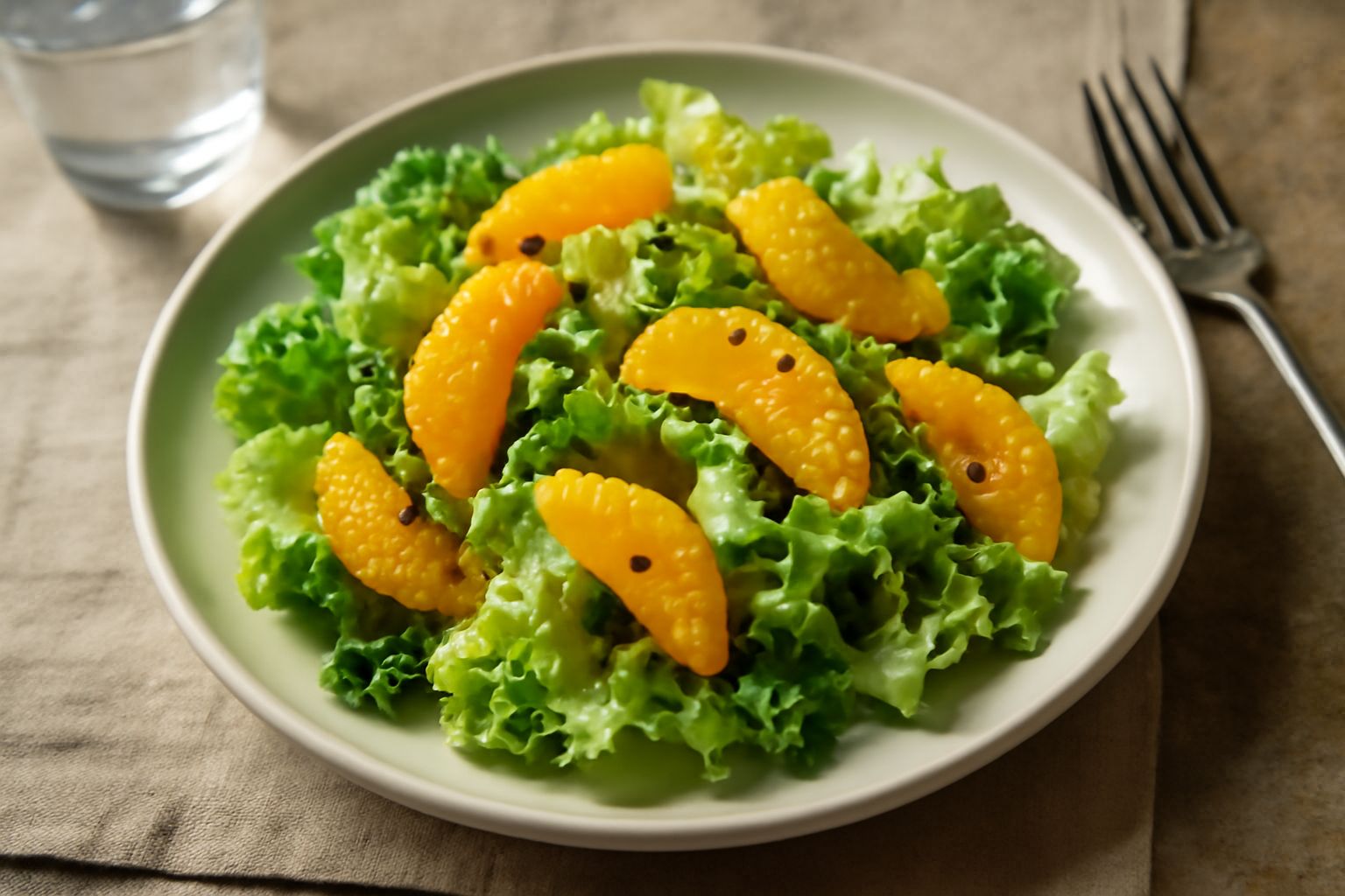Insalata di cespo e arance