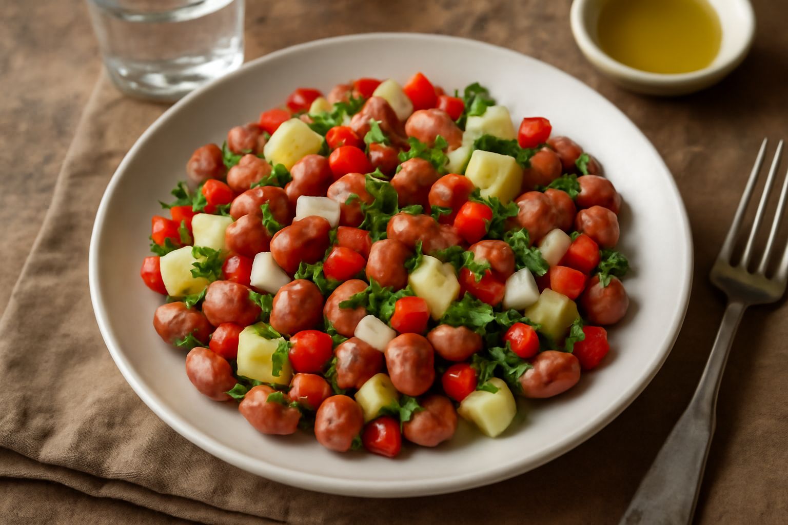 Insalata di fagioli borlotti