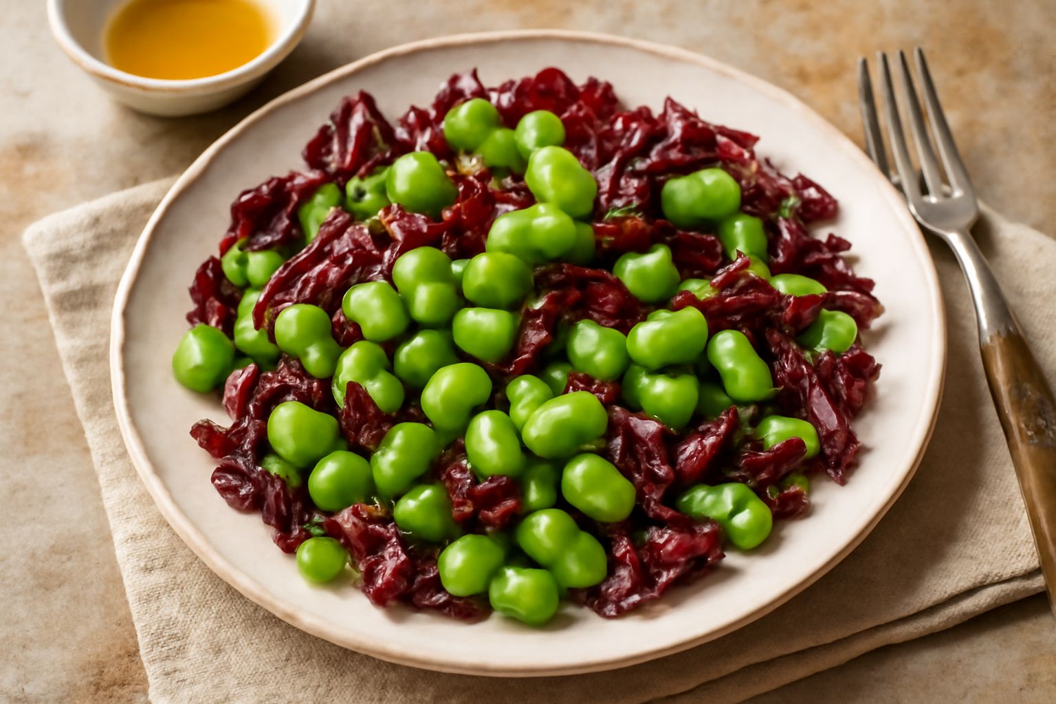 Insalata di fave e cicoria