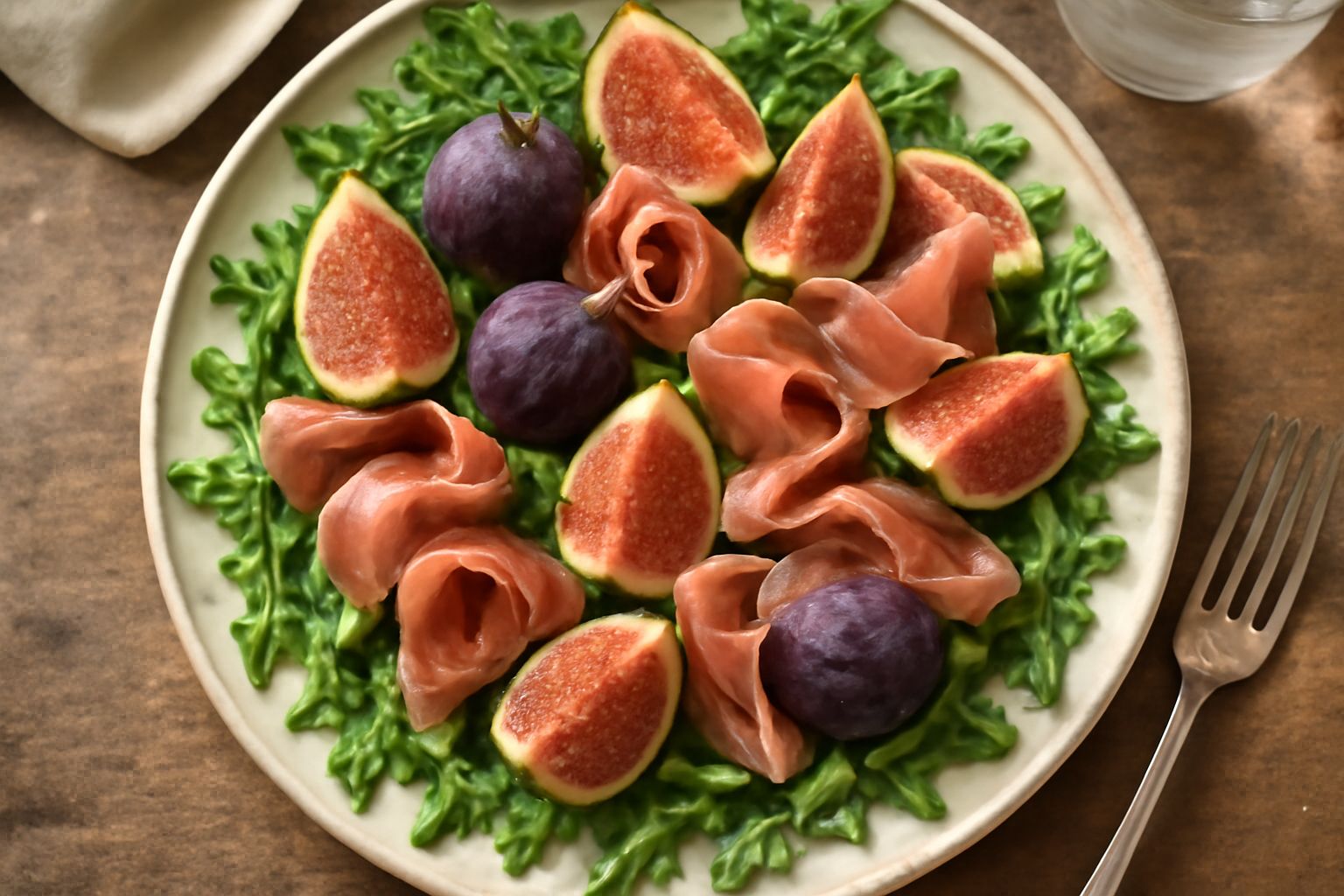 Insalata di fichi e prosciutto
