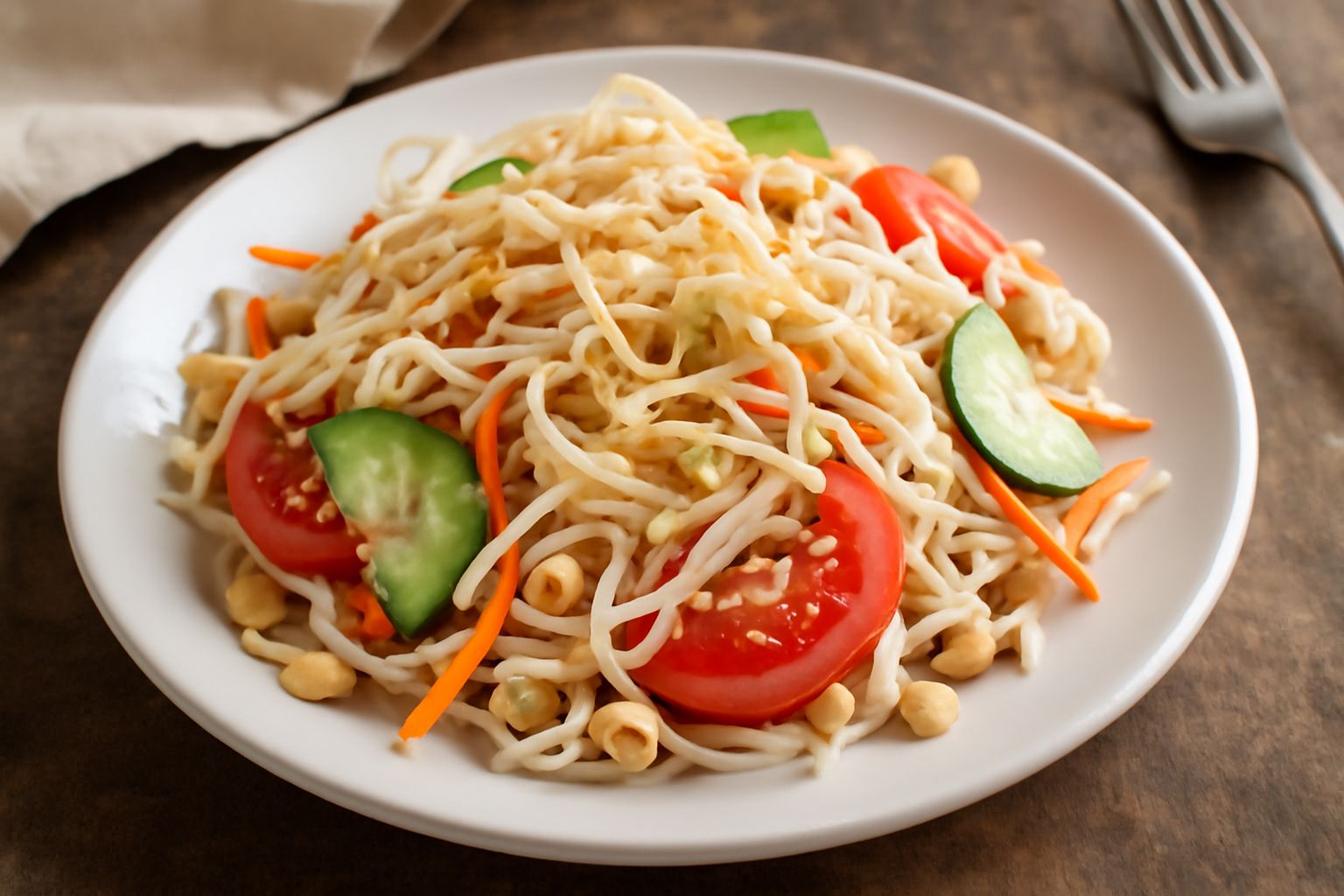 Insalata di germogli di soia