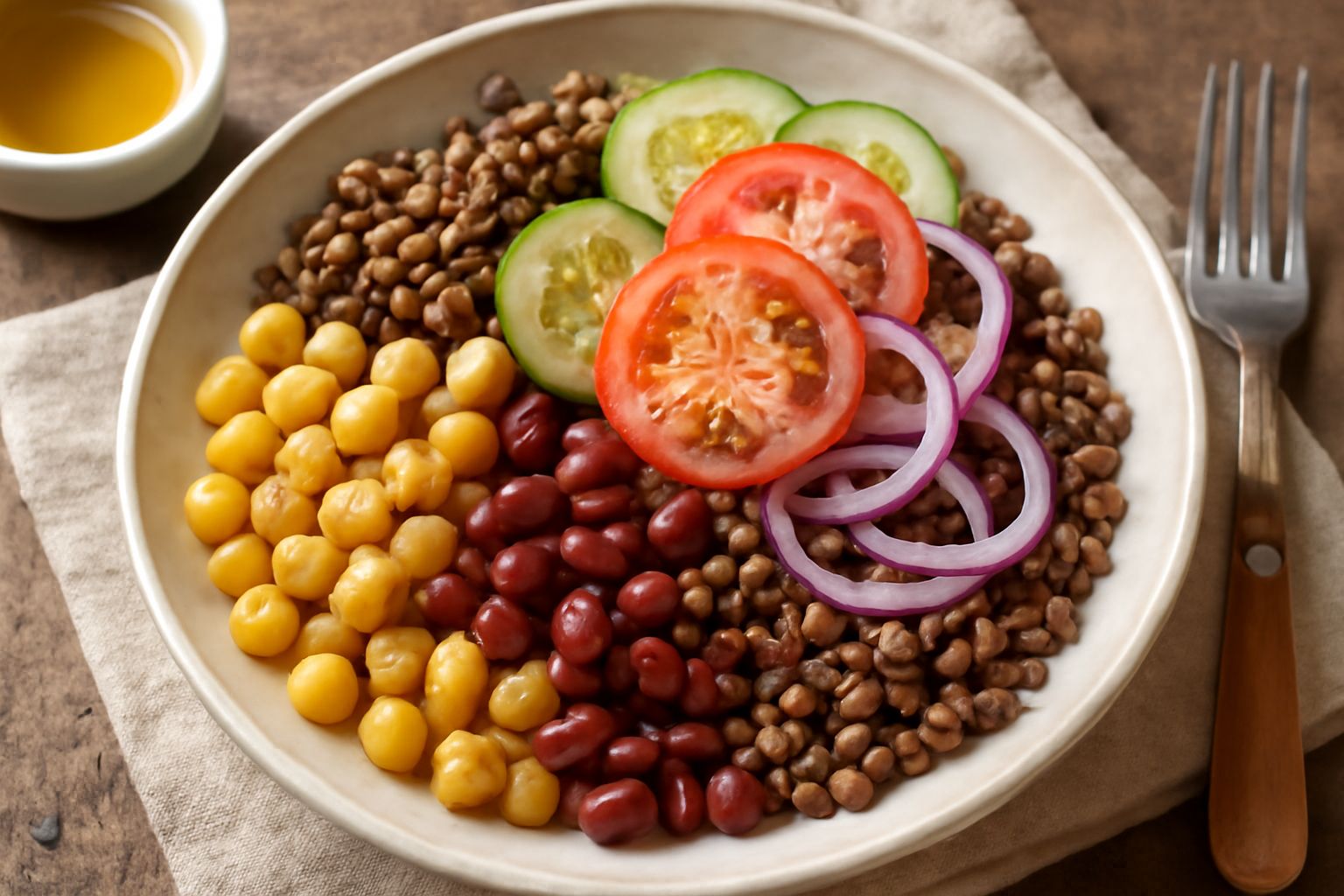 Insalata di legumi