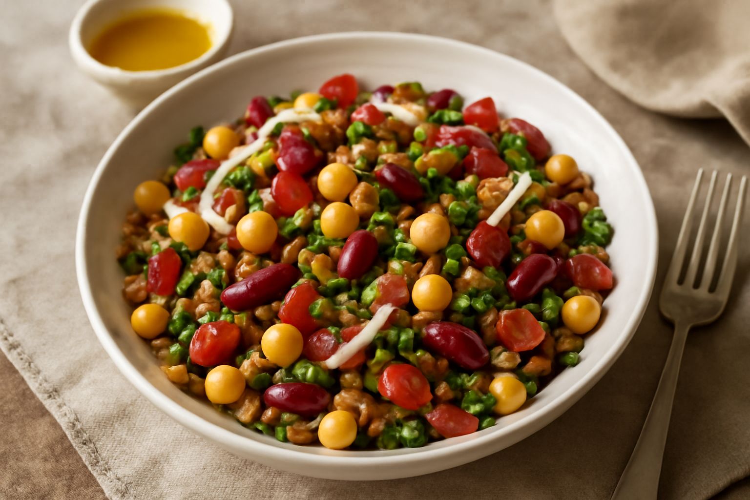 Insalata di legumi misti