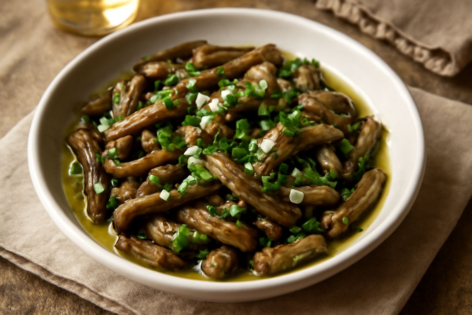 Insalata di melanzane sott'olio
