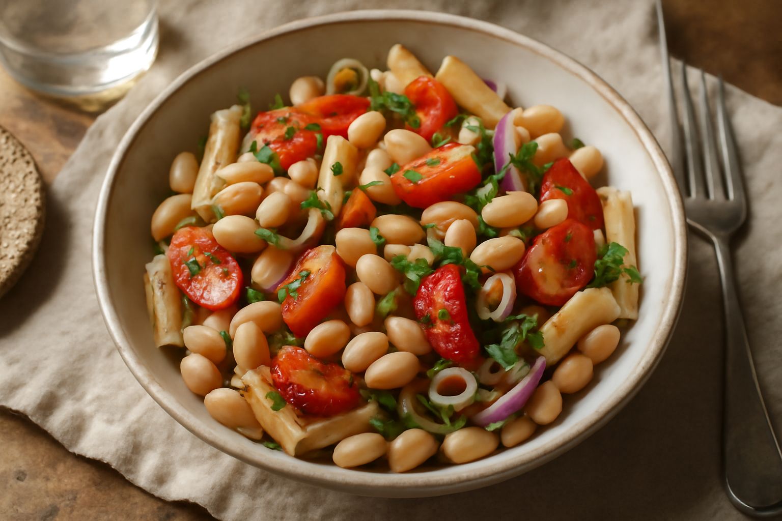 Insalata di pasta e fagioli