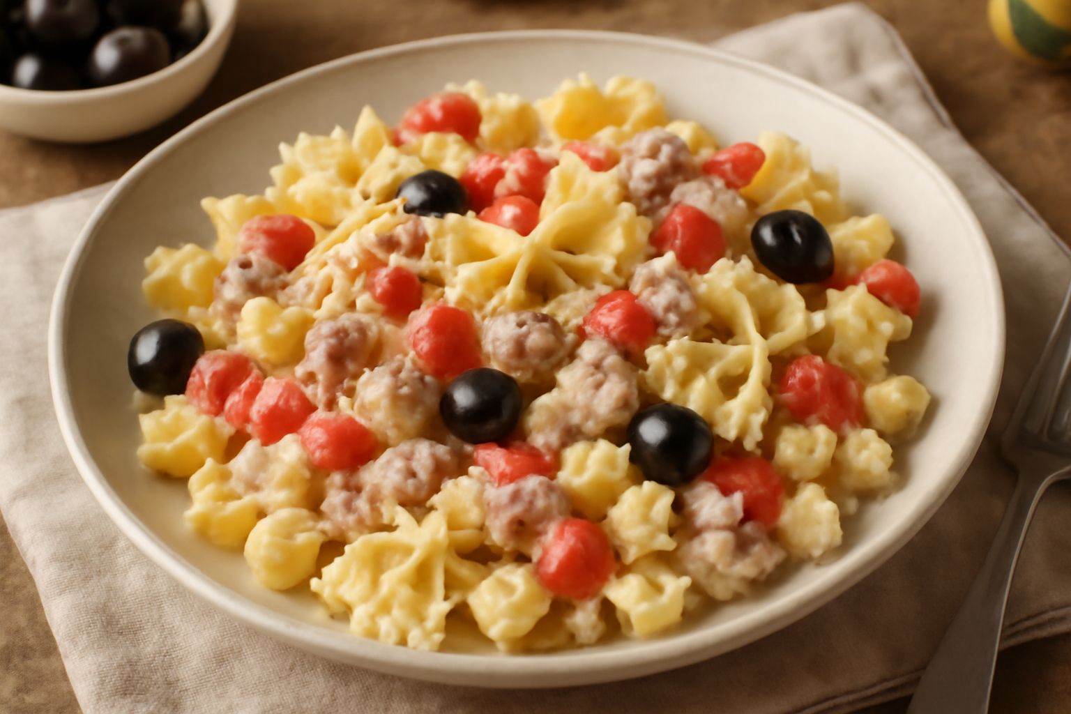 Insalata di pasta e tonno