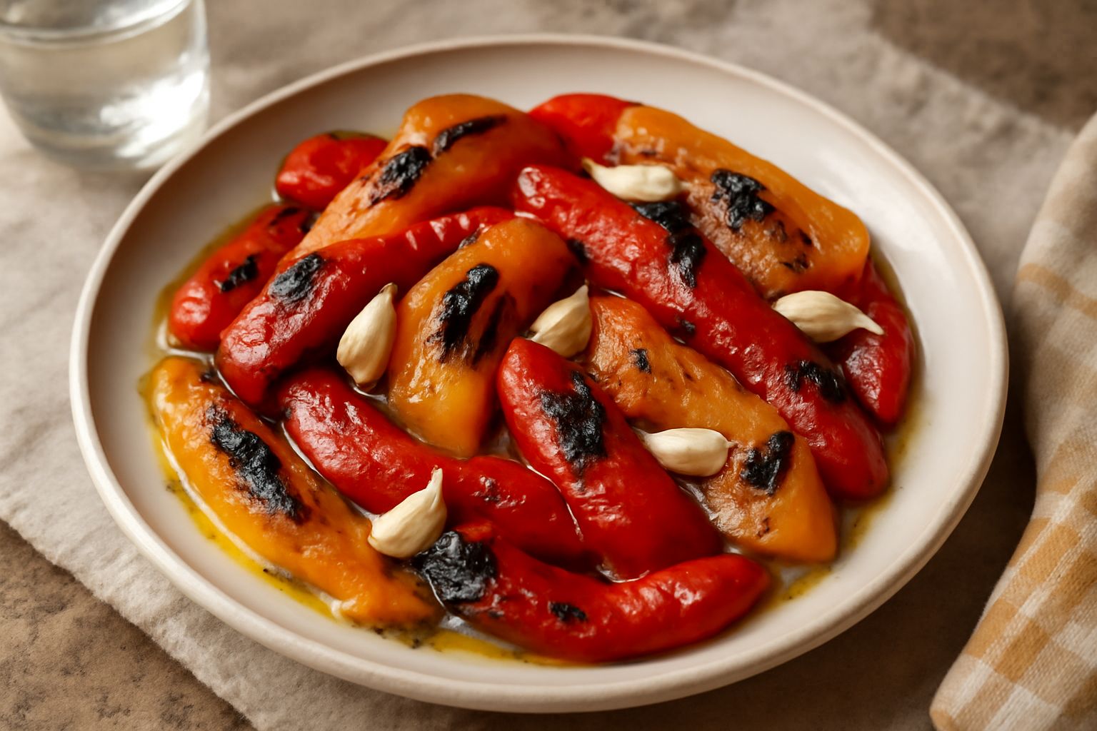 Insalata di peperoni arrostiti