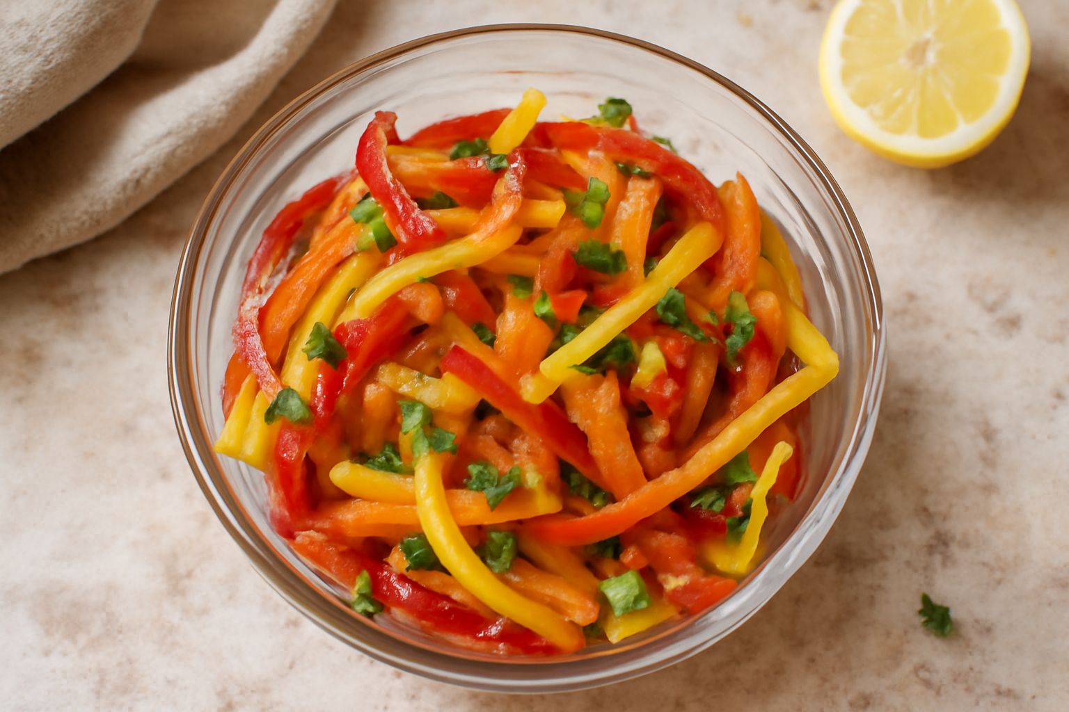 Insalata di peperoni crudi