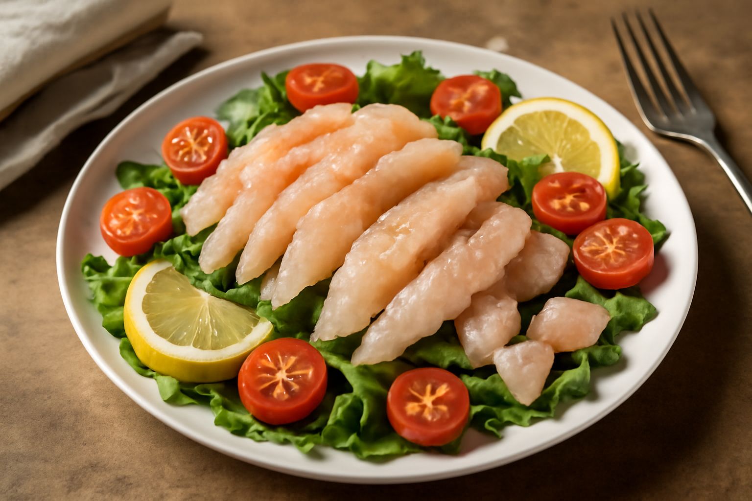 Insalata di pesce persico