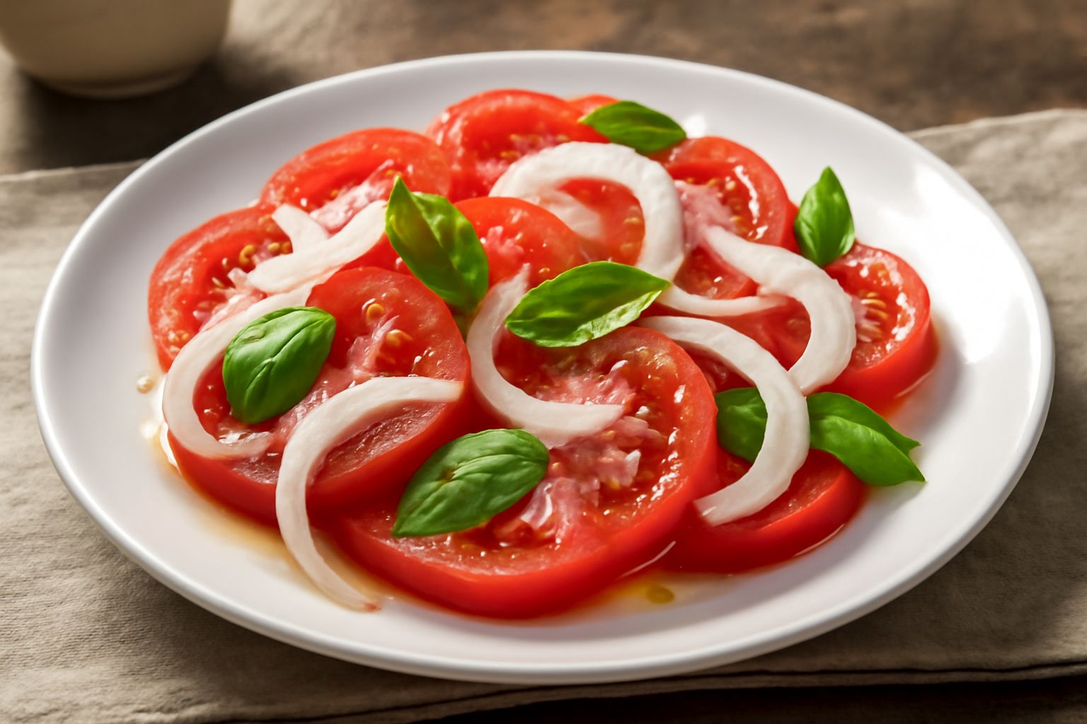 Insalata di pomodori ca' cipolla