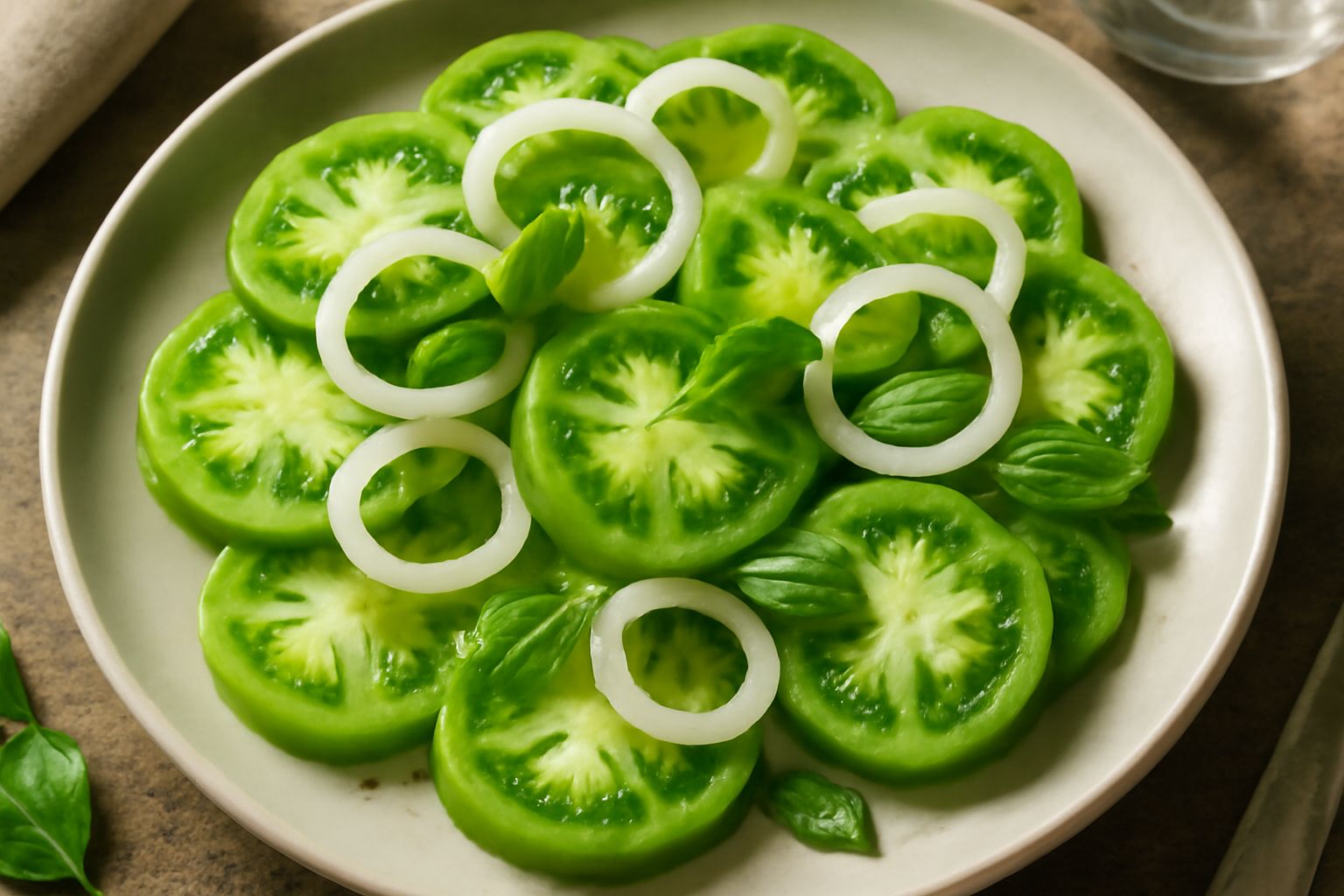 Insalata di pomodori verdi