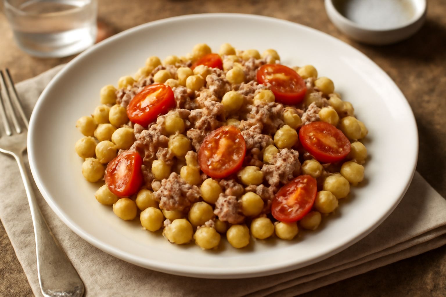 Insalata di pulci con tonno