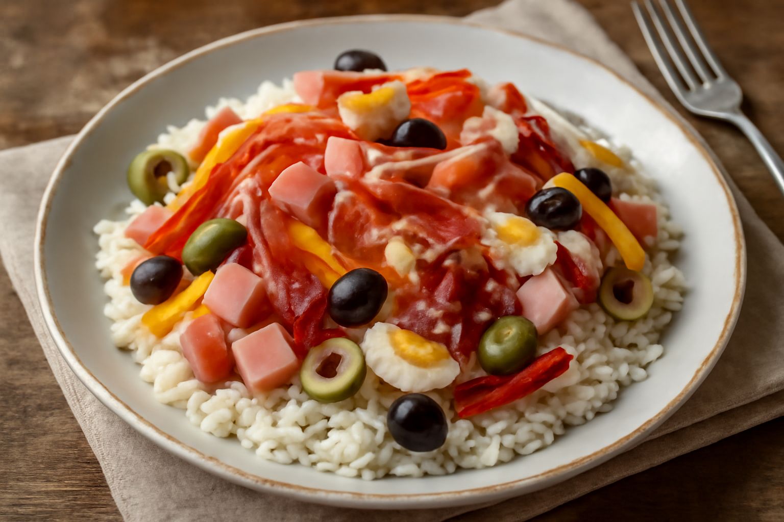 Insalata di riso alla mantovana