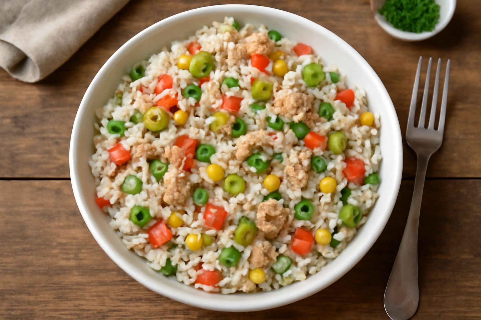 Insalata di riso con tonno