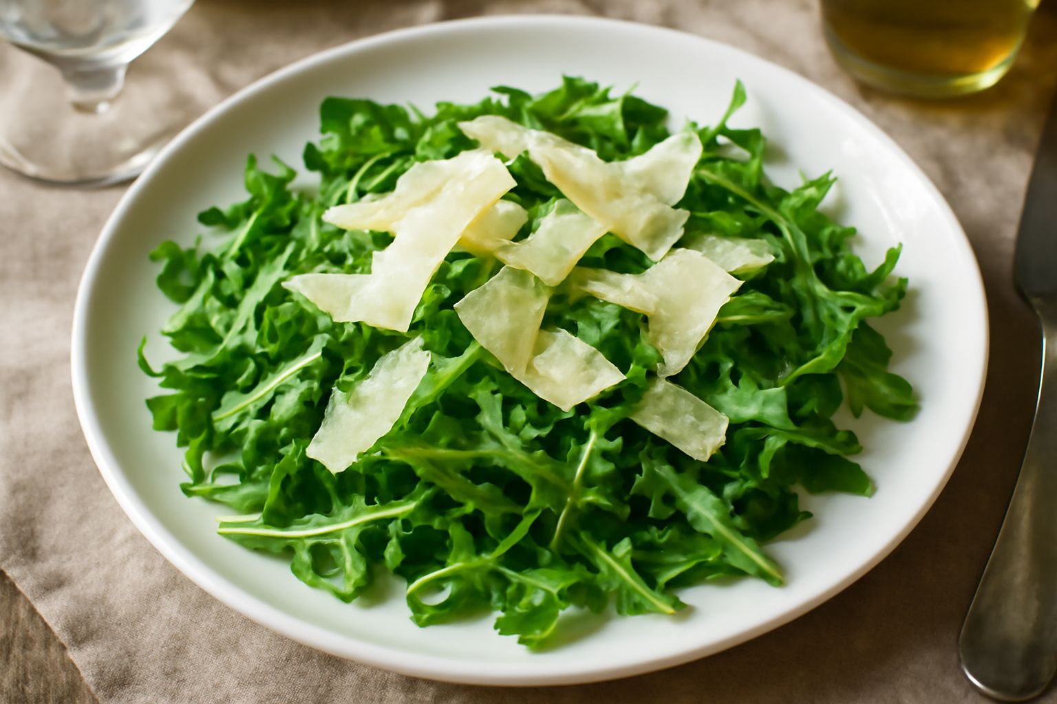 Insalata di rucola e parmigiano