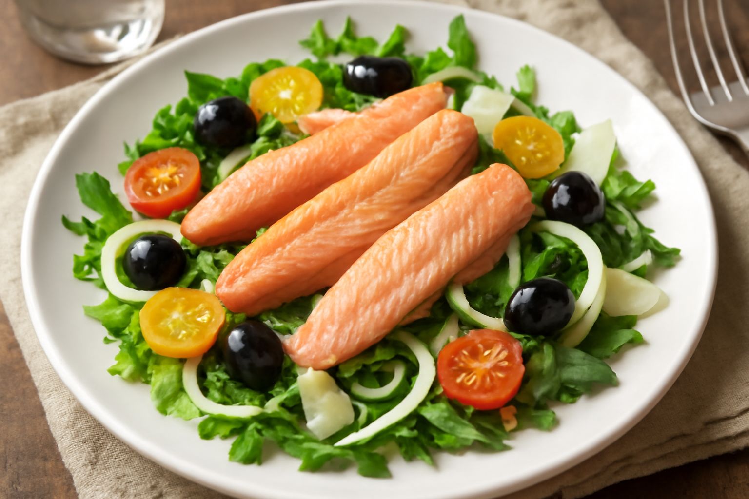 Insalata di salmerino