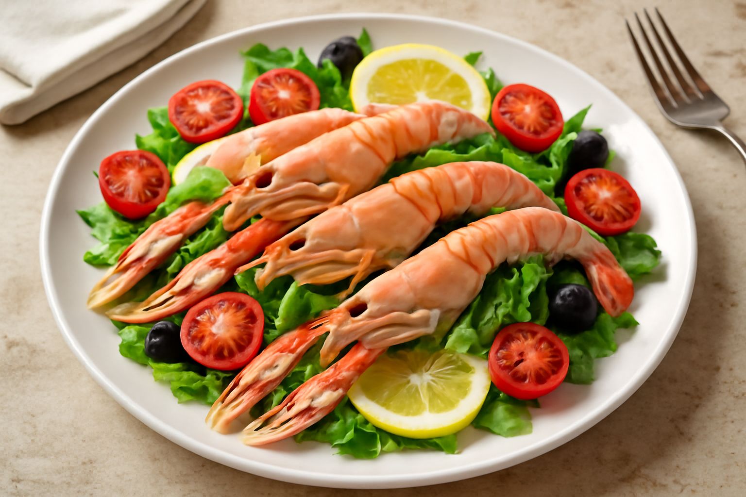Insalata di scampi
