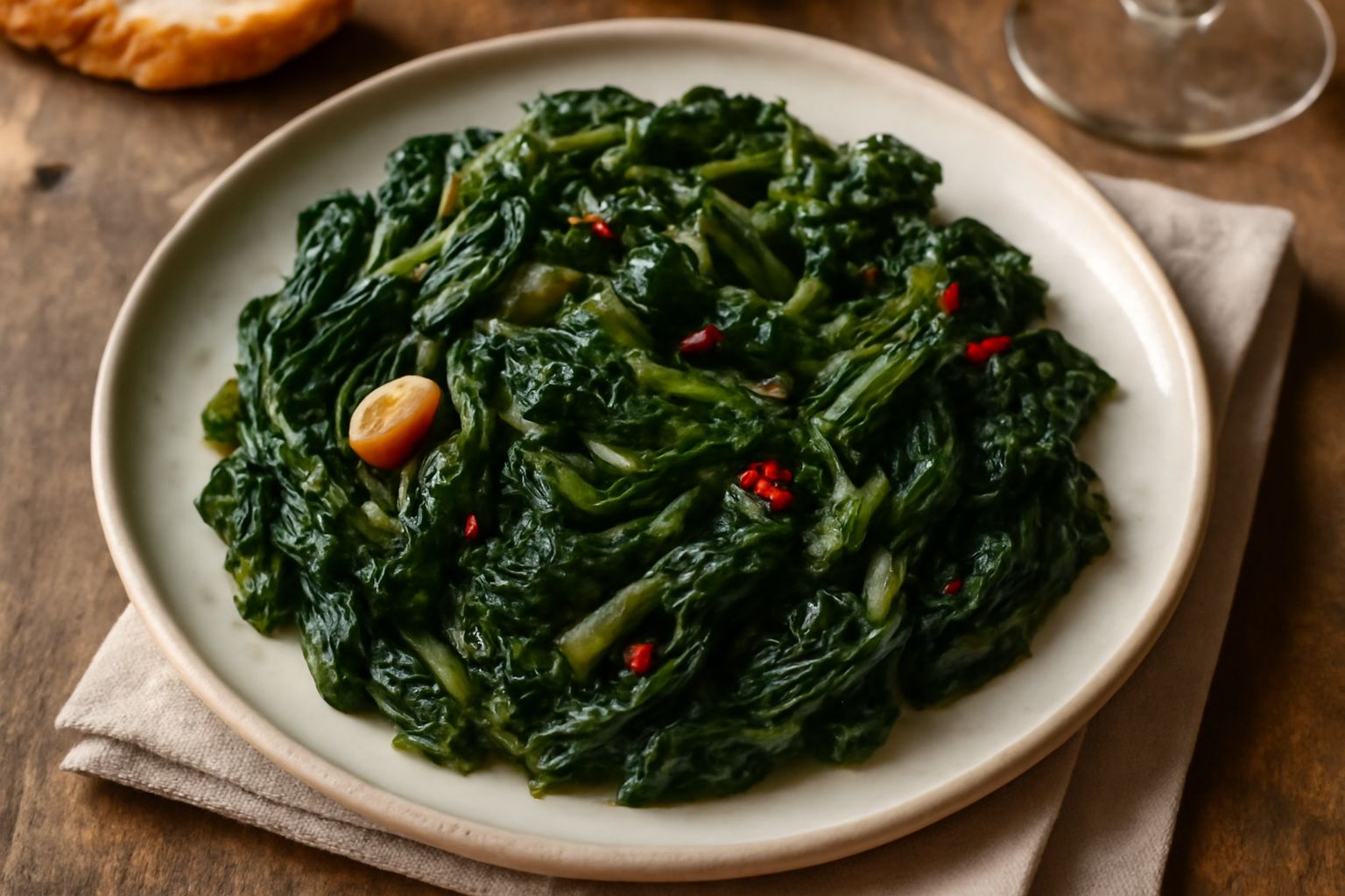 Insalata di scarola ripassata