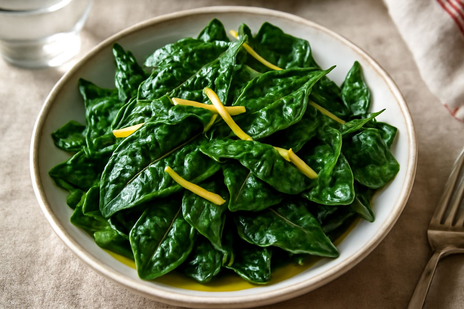 Insalata di spinaci selvatici