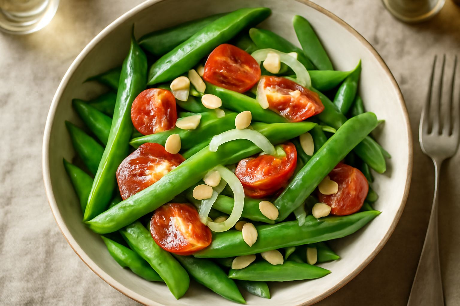 Insalata di taccole