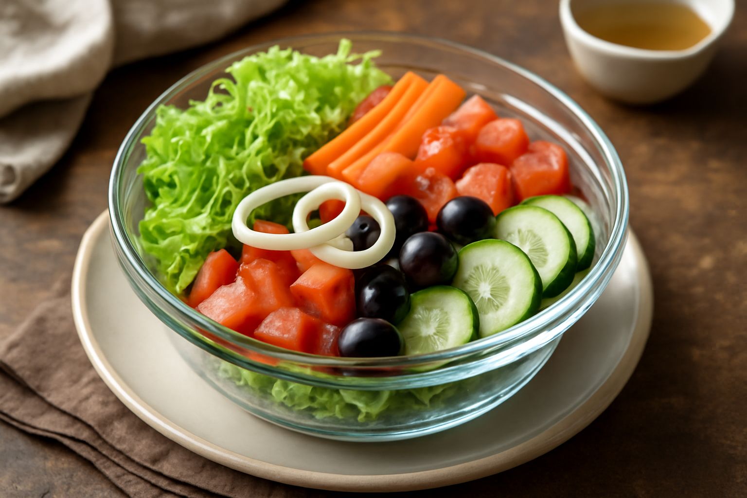 Insalata di verdure conservata