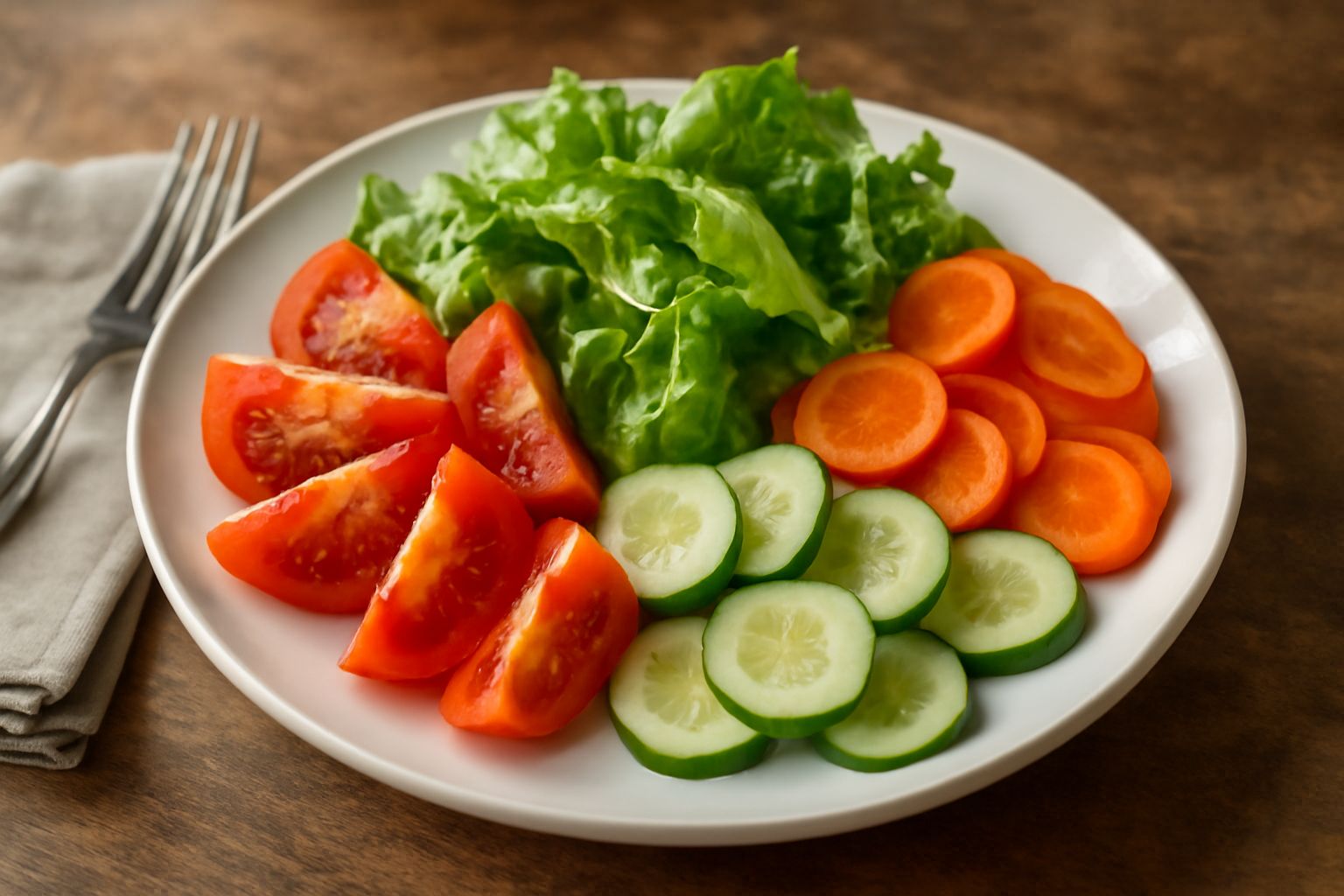 Insalata di verdure crude