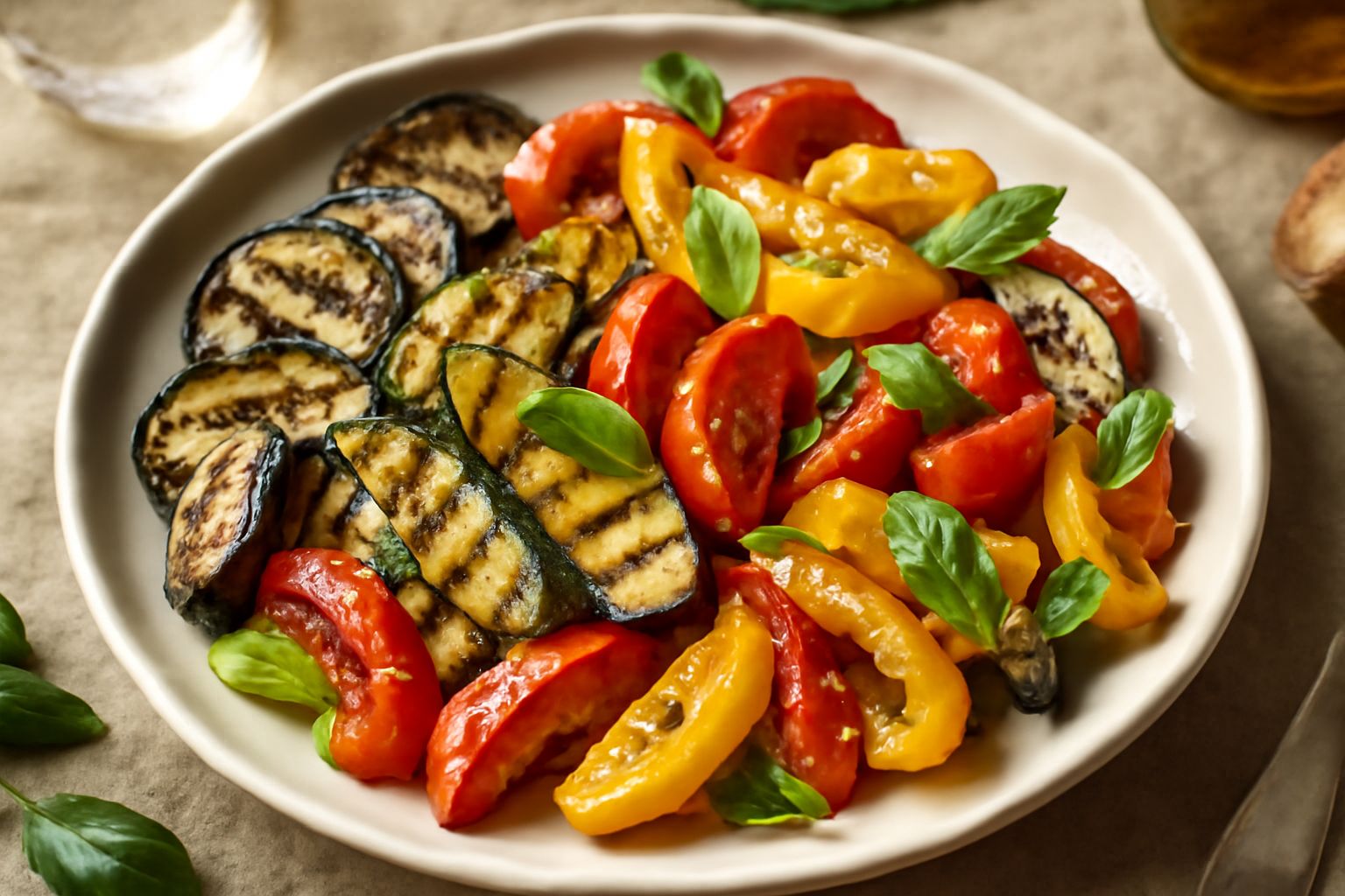 Insalata di verdure grigliate