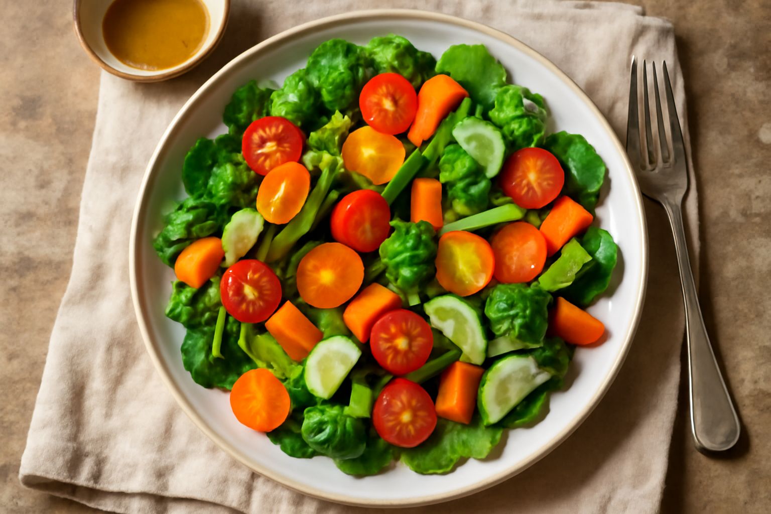 Insalata di verdure miste di stagione