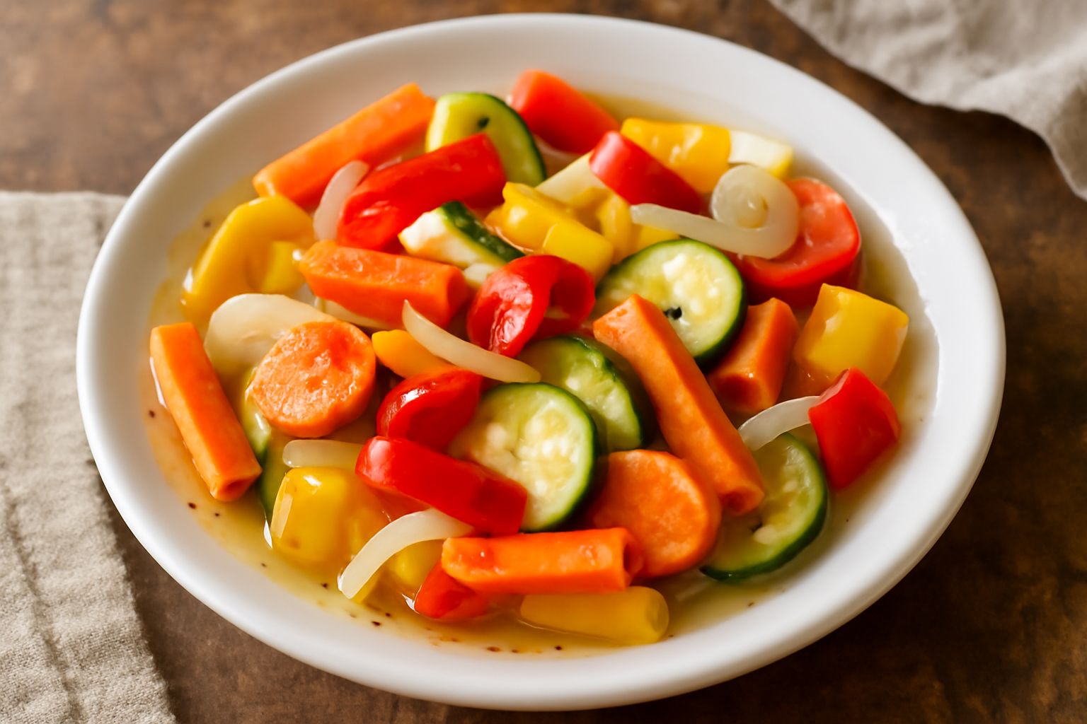 Insalata di verdure miste sott'aceto