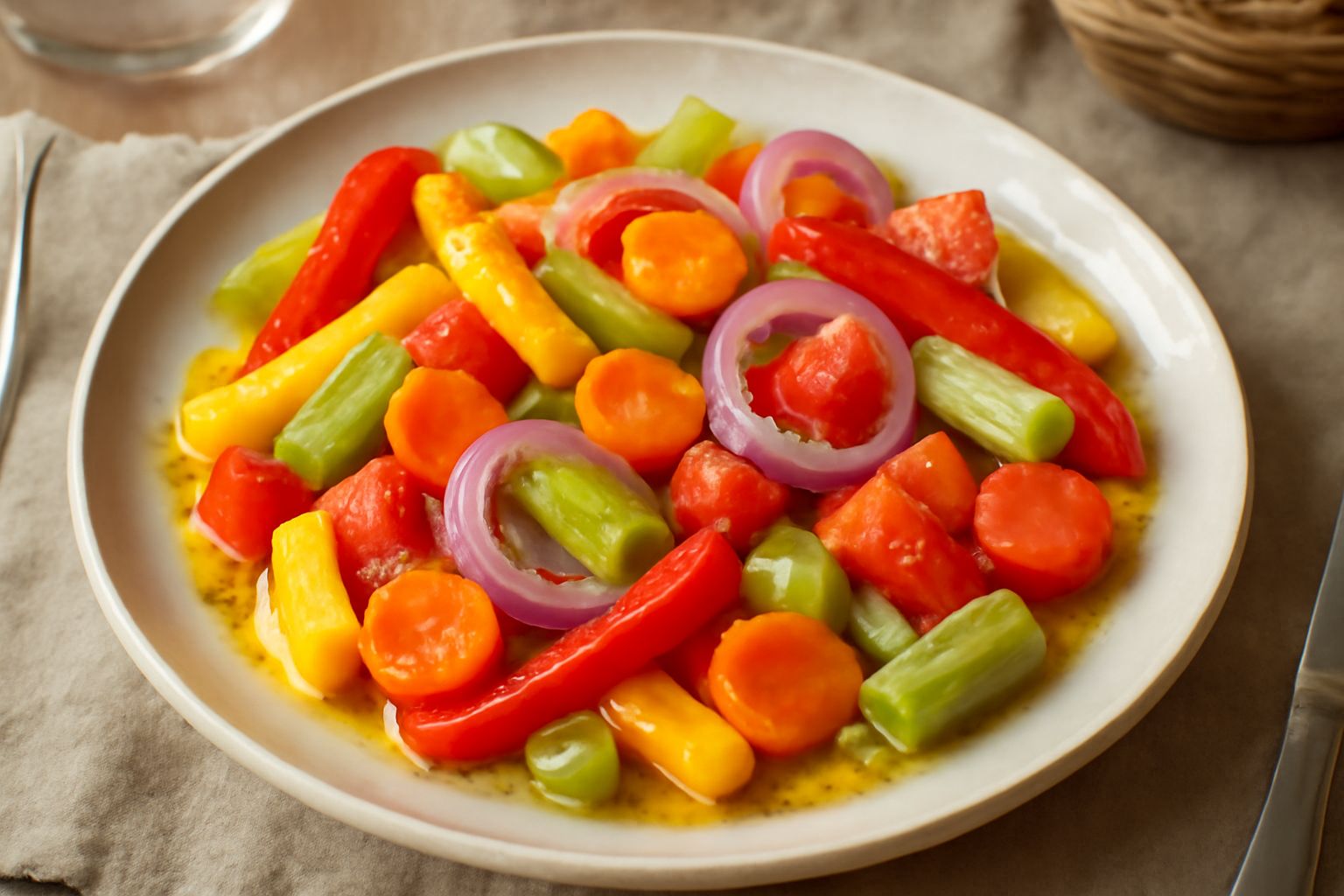 Insalata di verdure miste sott'olio