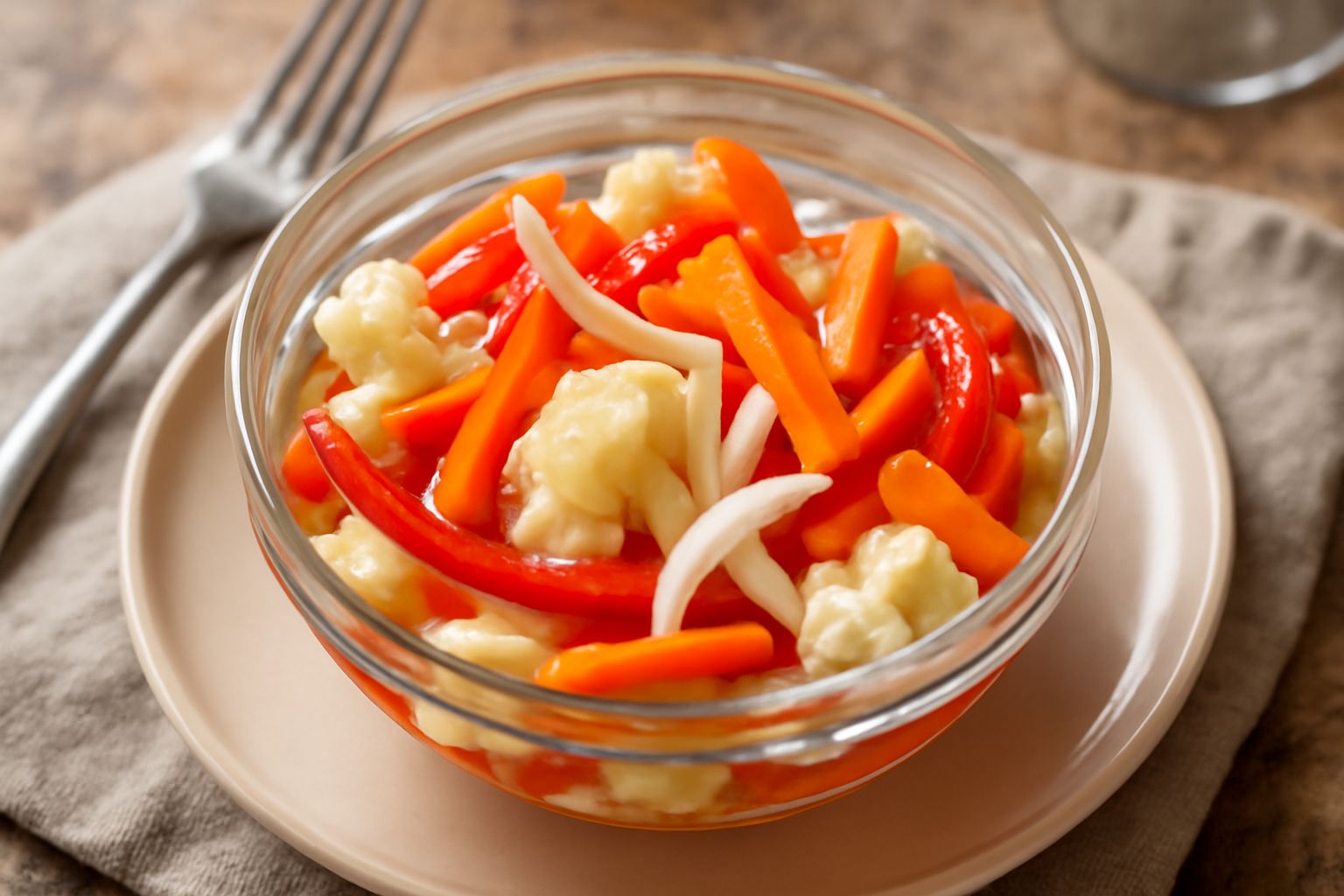 Insalata di verdure sott'aceto