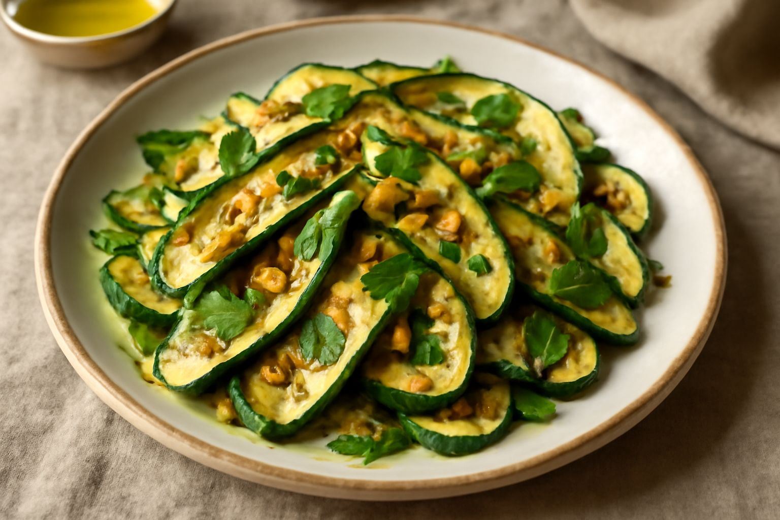 Insalata di zucchine grigliate