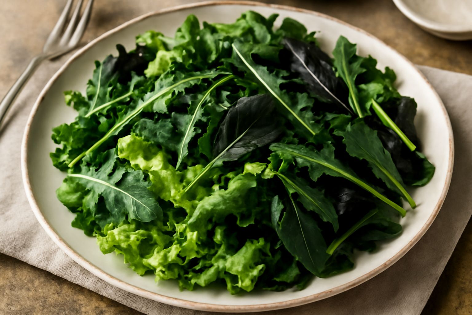 Insalata mista con erbe di campo